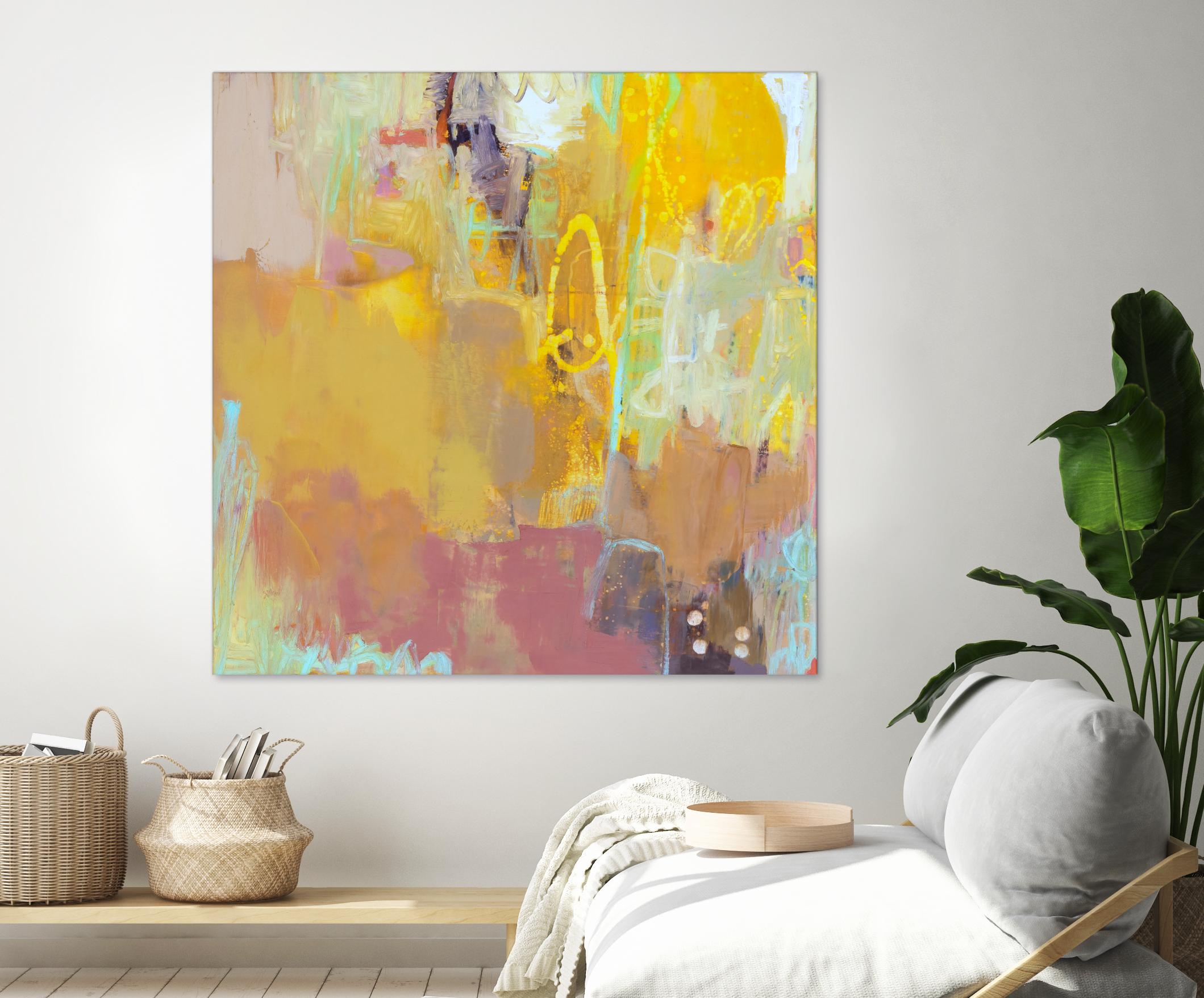 Maez II by Sue Jachimiec on GIANT ART - beige abstract abstract