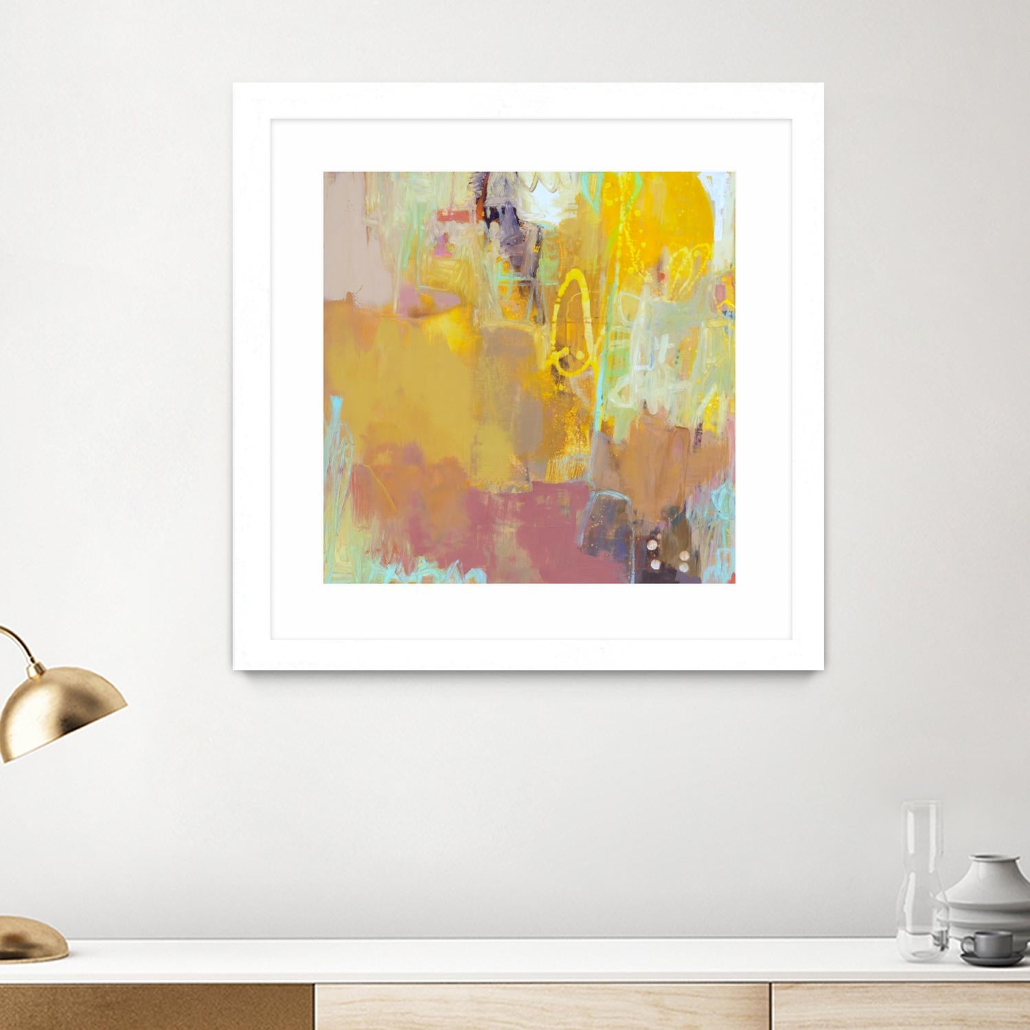 Maez II by Sue Jachimiec on GIANT ART - beige abstract abstract