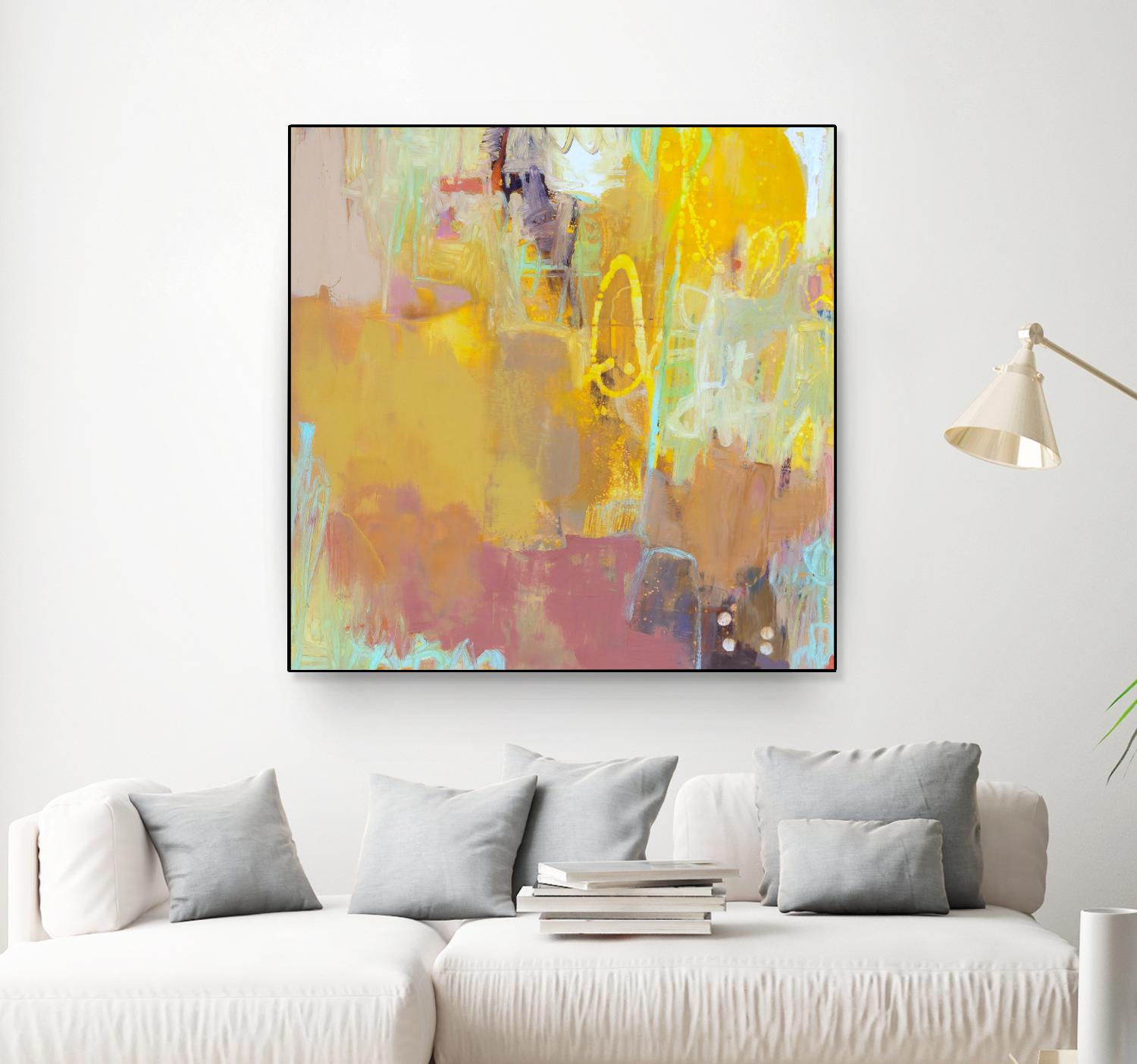 Maez II by Sue Jachimiec on GIANT ART - beige abstract abstract