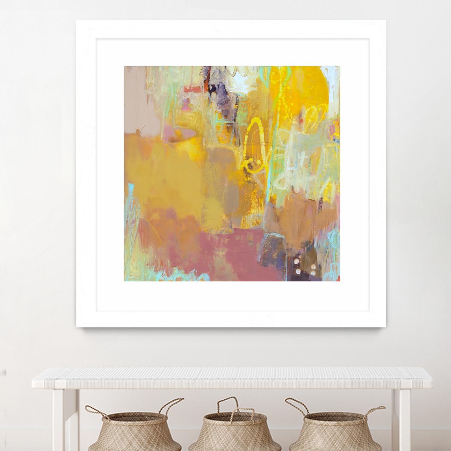 Maez II by Sue Jachimiec on GIANT ART - beige abstract abstract