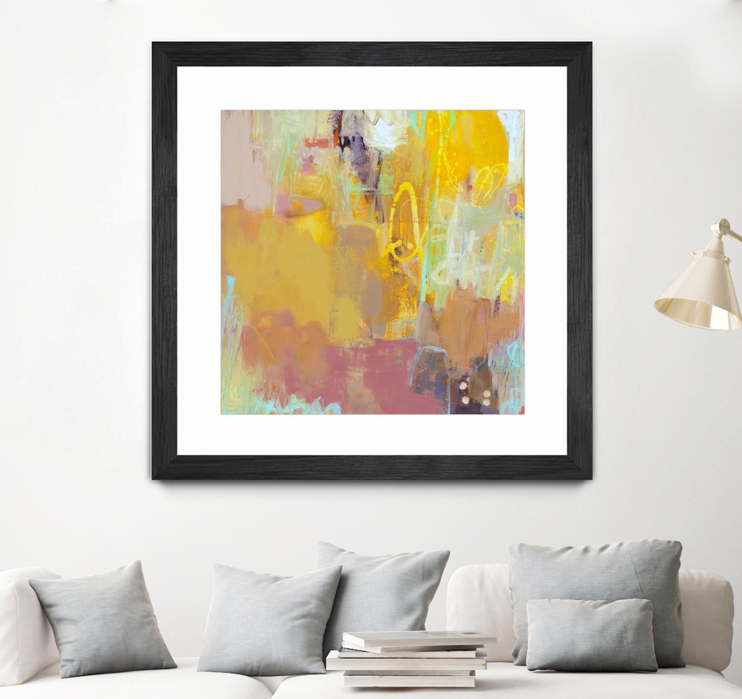 Maez II by Sue Jachimiec on GIANT ART - beige abstract abstract