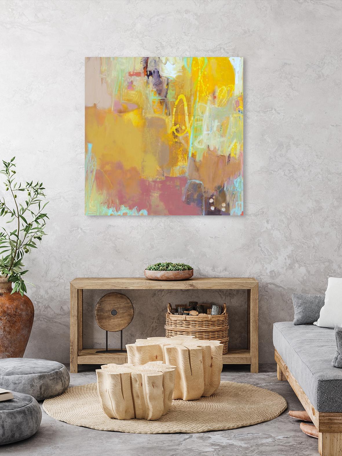 Maez II by Sue Jachimiec on GIANT ART - beige abstract abstract