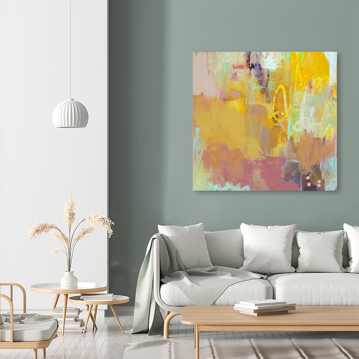 Maez II by Sue Jachimiec on GIANT ART - beige abstract abstract