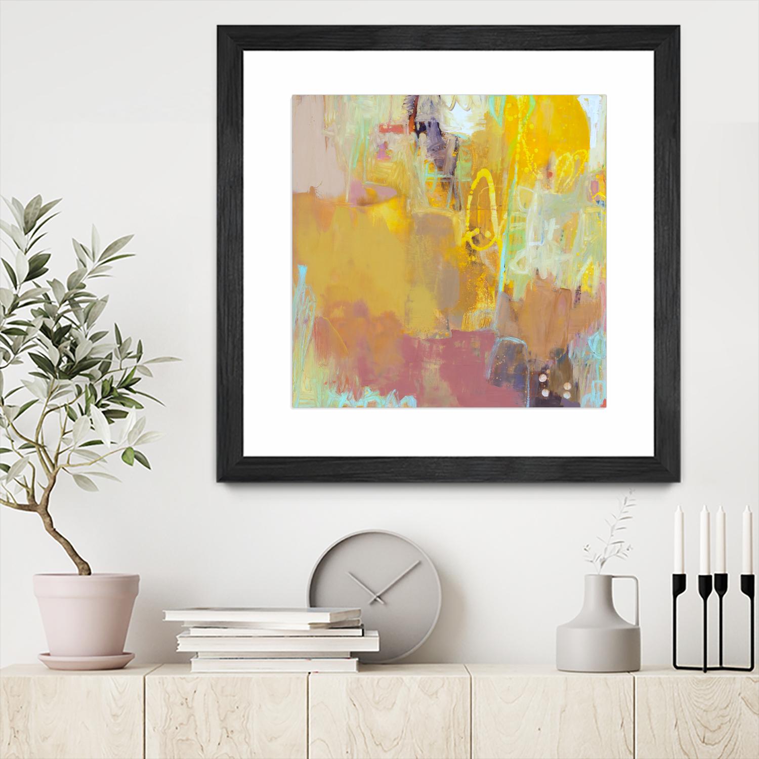 Maez II by Sue Jachimiec on GIANT ART - beige abstract abstract