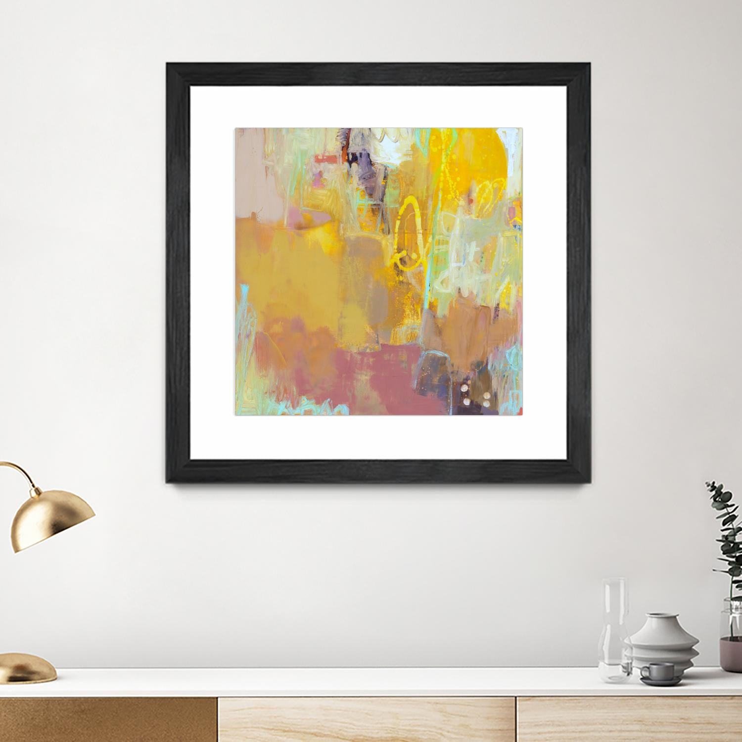 Maez II by Sue Jachimiec on GIANT ART - beige abstract abstract