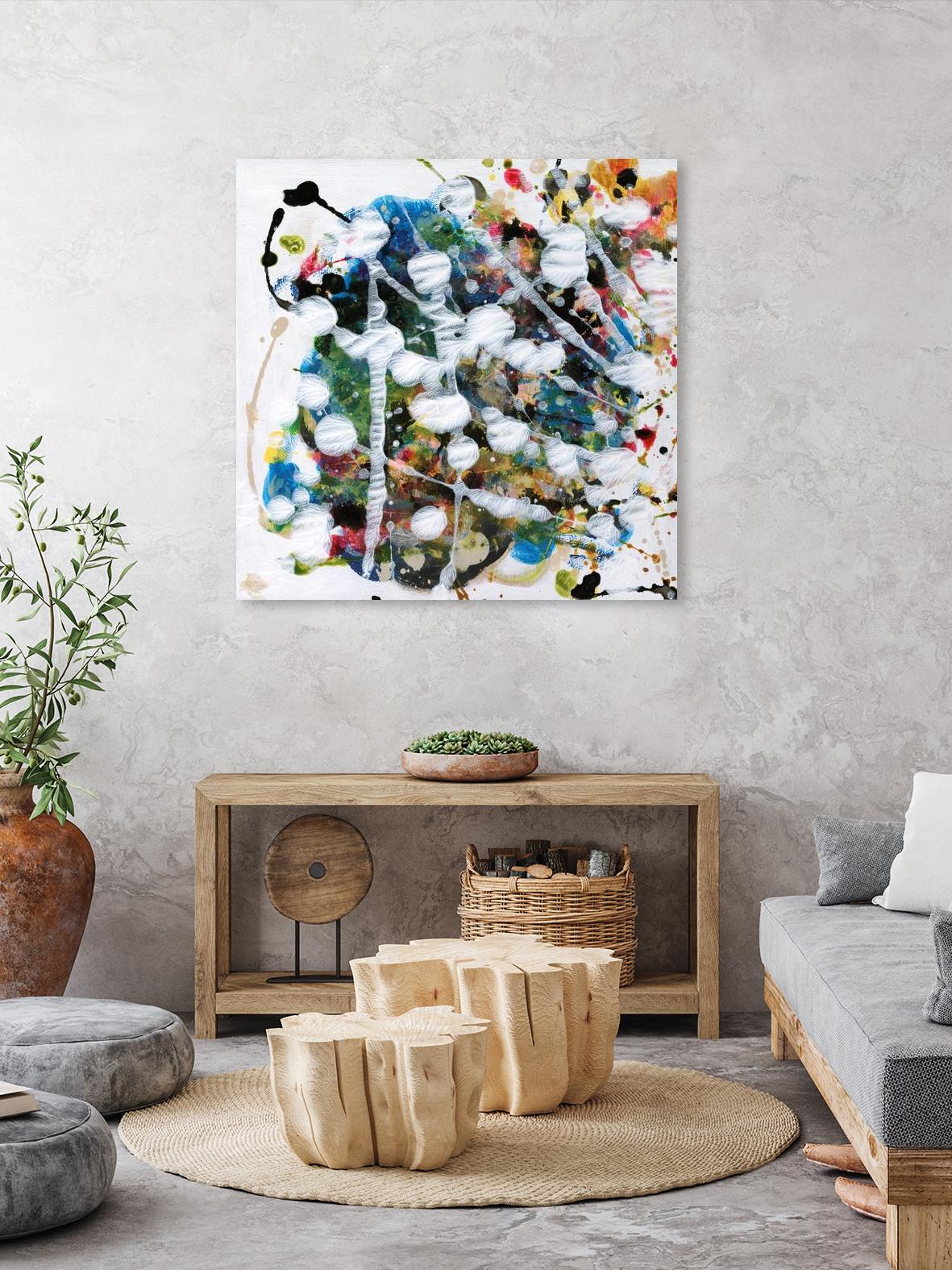 Pollock's Party II by Jodi Fuchs on GIANT ART - orange abstract abstract