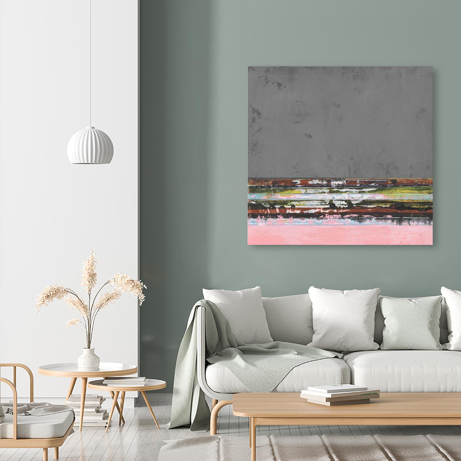 Surreal Horizons I by Jodi Fuchs on GIANT ART - red abstract abstract