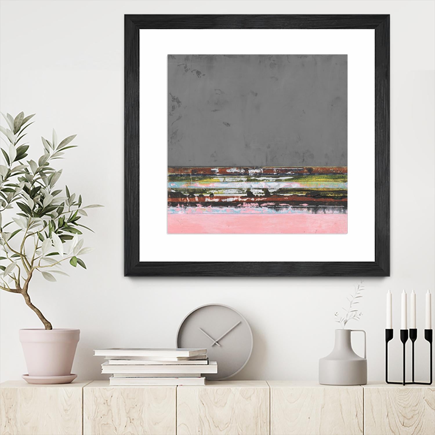 Surreal Horizons I by Jodi Fuchs on GIANT ART - red abstract abstract