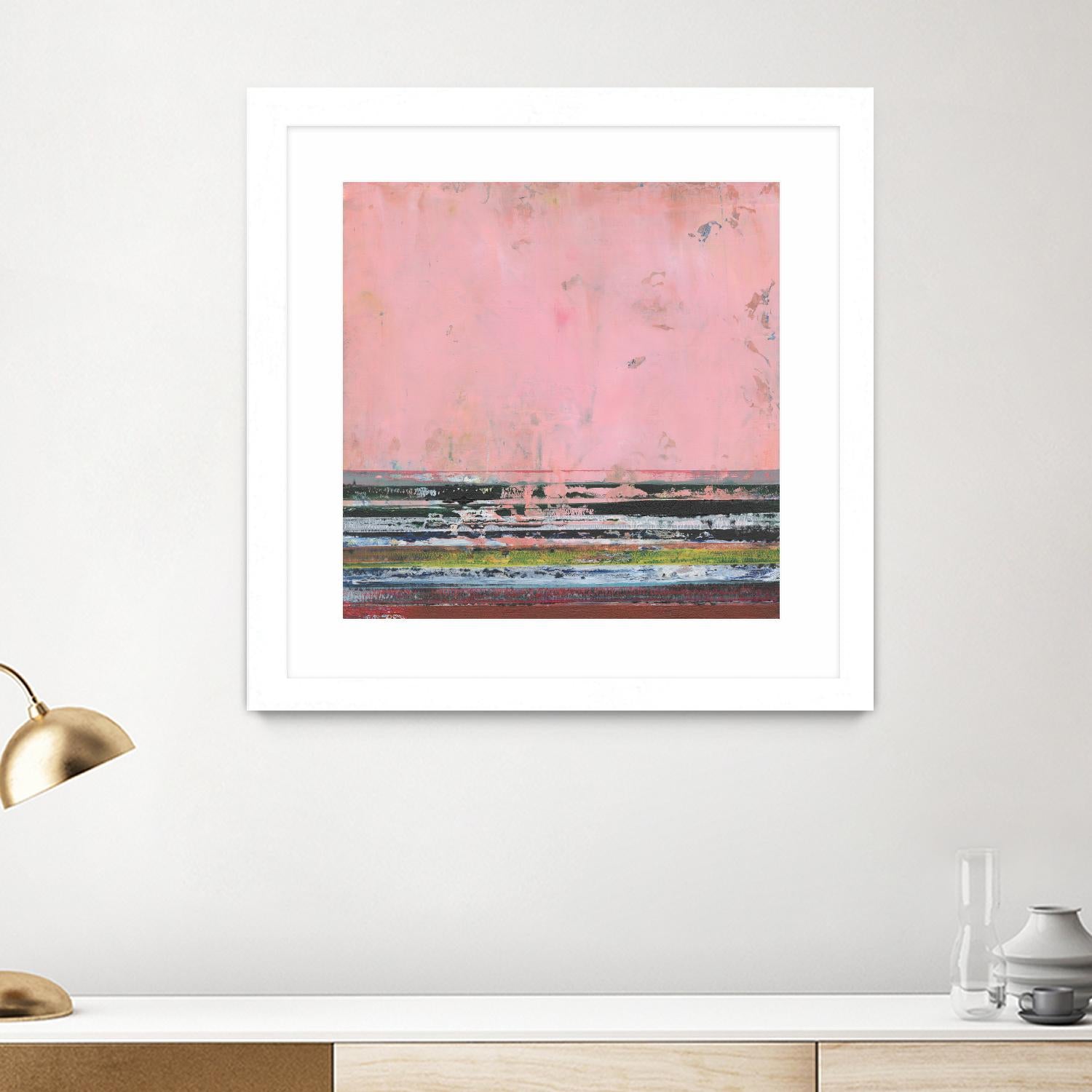 Surreal Horizons II by Jodi Fuchs on GIANT ART - pink abstract abstract