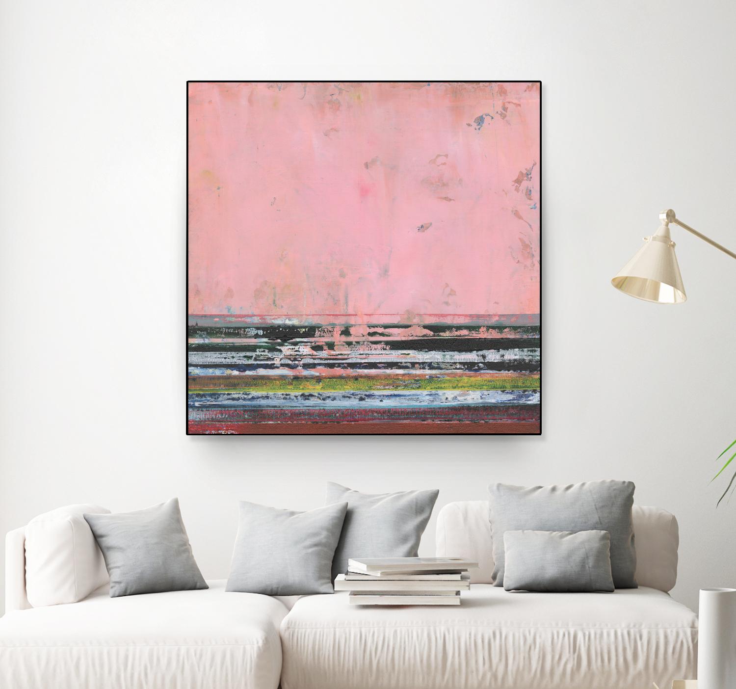 Surreal Horizons II by Jodi Fuchs on GIANT ART - pink abstract abstract