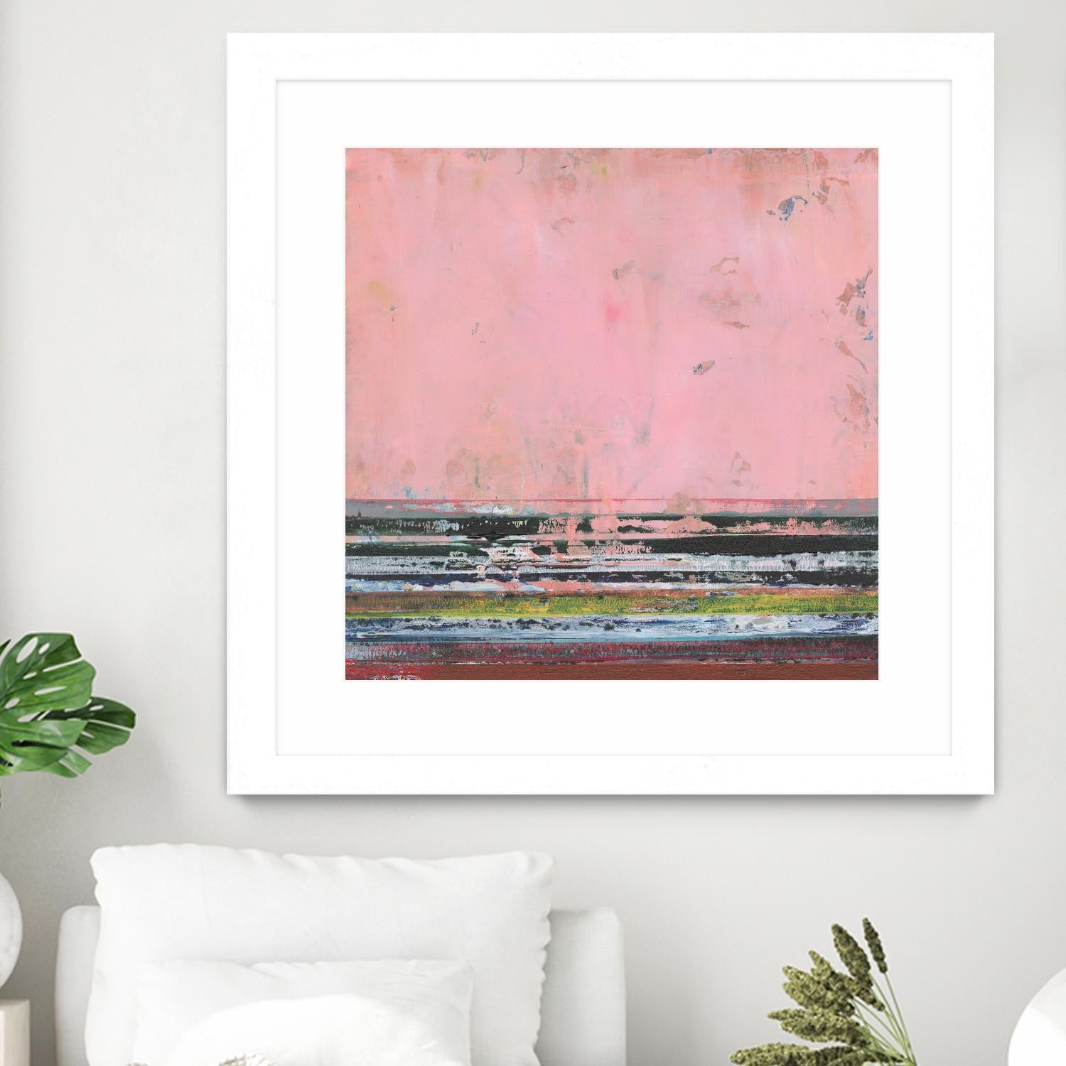 Surreal Horizons II by Jodi Fuchs on GIANT ART - pink abstract abstract
