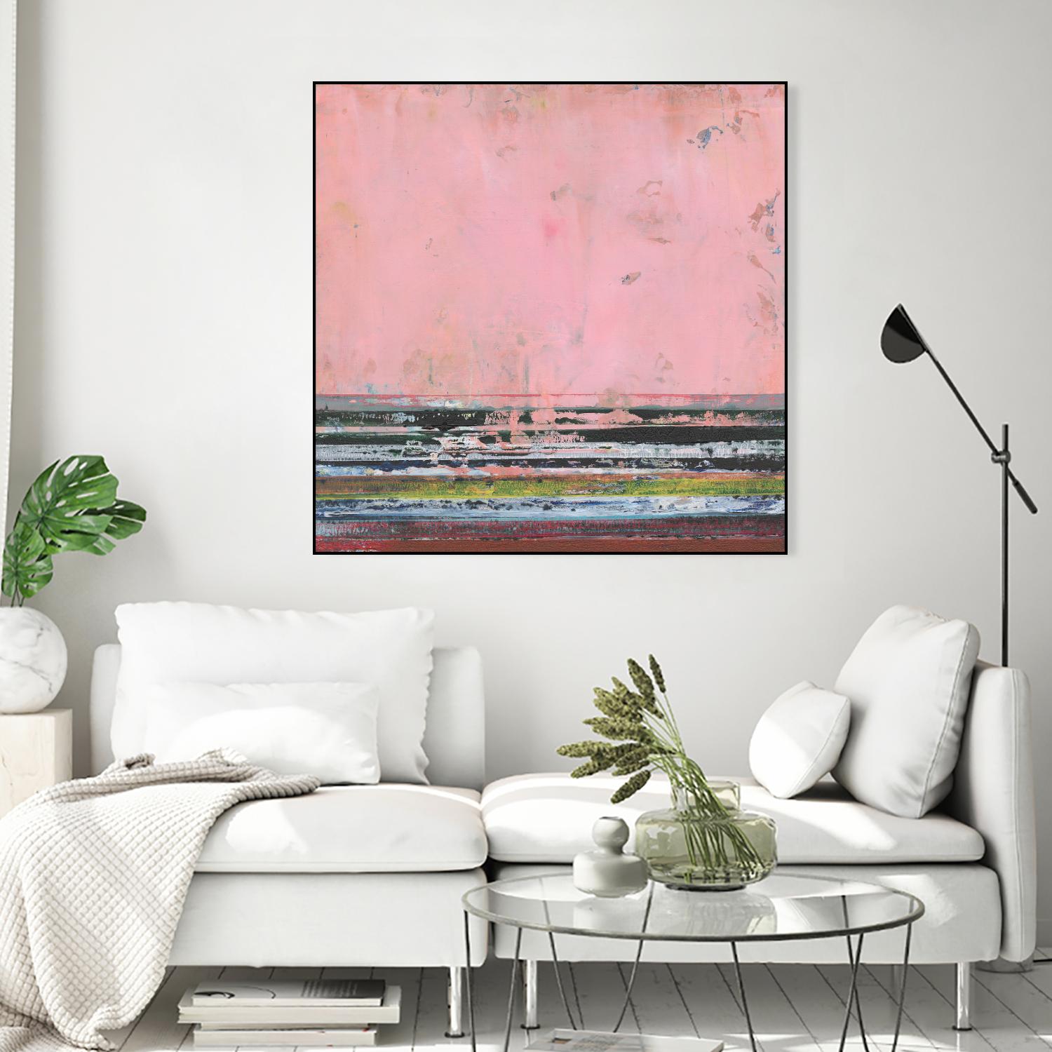 Surreal Horizons II by Jodi Fuchs on GIANT ART - pink abstract abstract