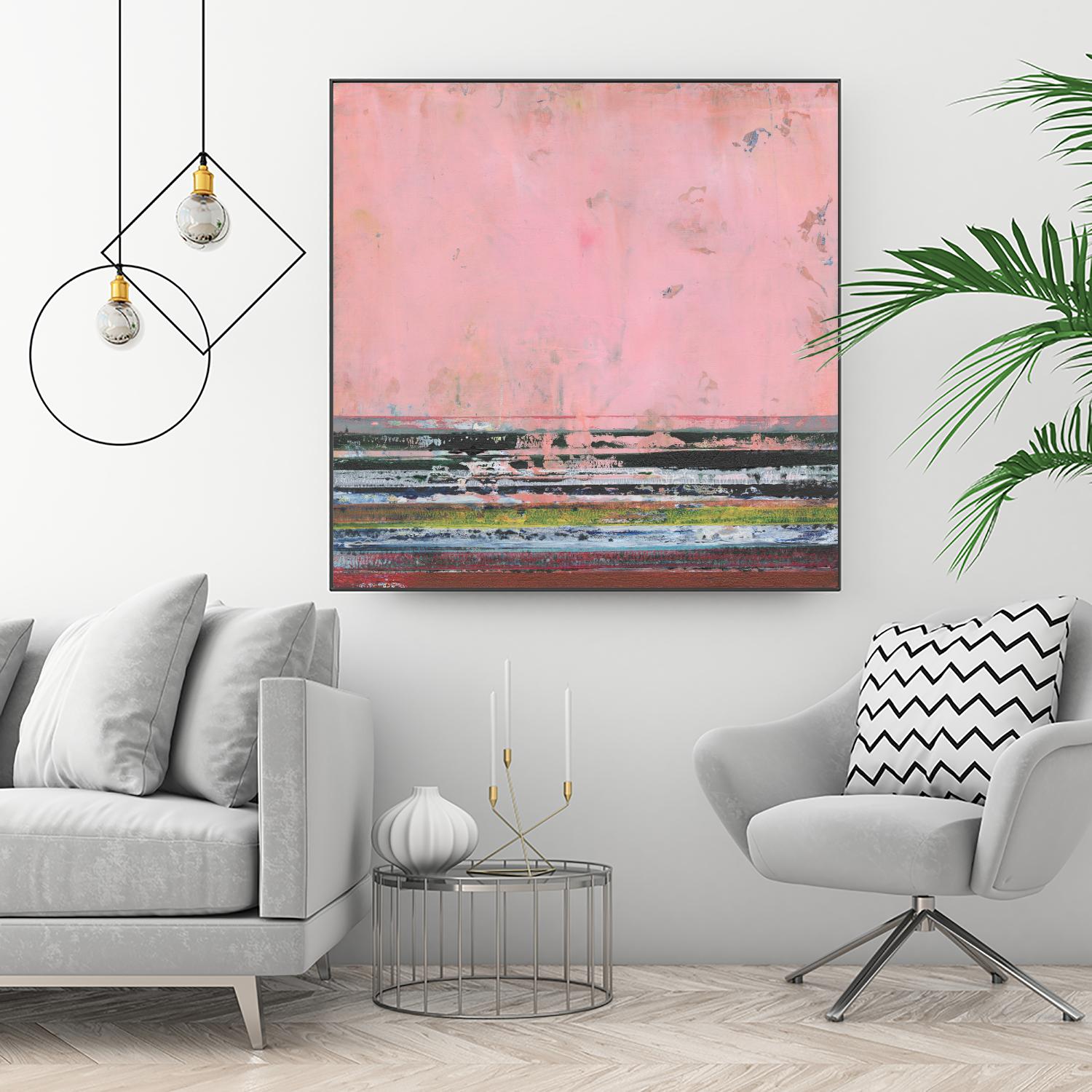 Surreal Horizons II by Jodi Fuchs on GIANT ART - pink abstract abstract