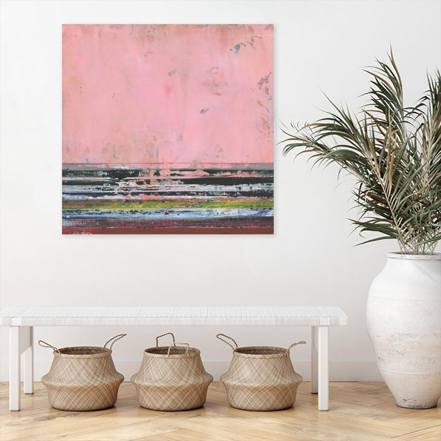Surreal Horizons II by Jodi Fuchs on GIANT ART - pink abstract abstract