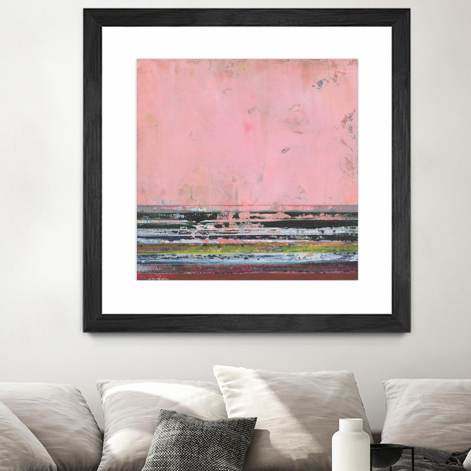 Surreal Horizons II by Jodi Fuchs on GIANT ART - pink abstract abstract