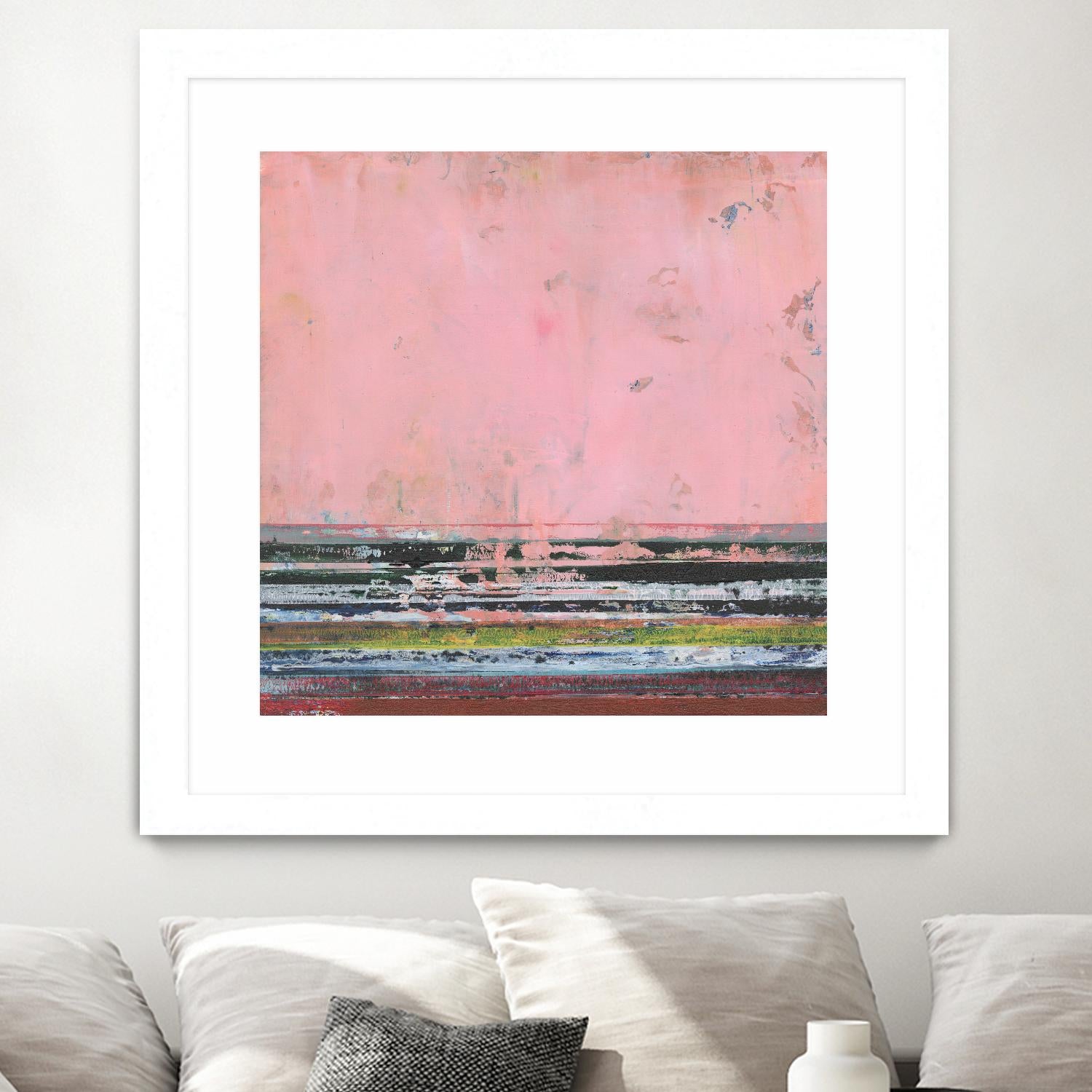 Surreal Horizons II by Jodi Fuchs on GIANT ART - pink abstract abstract