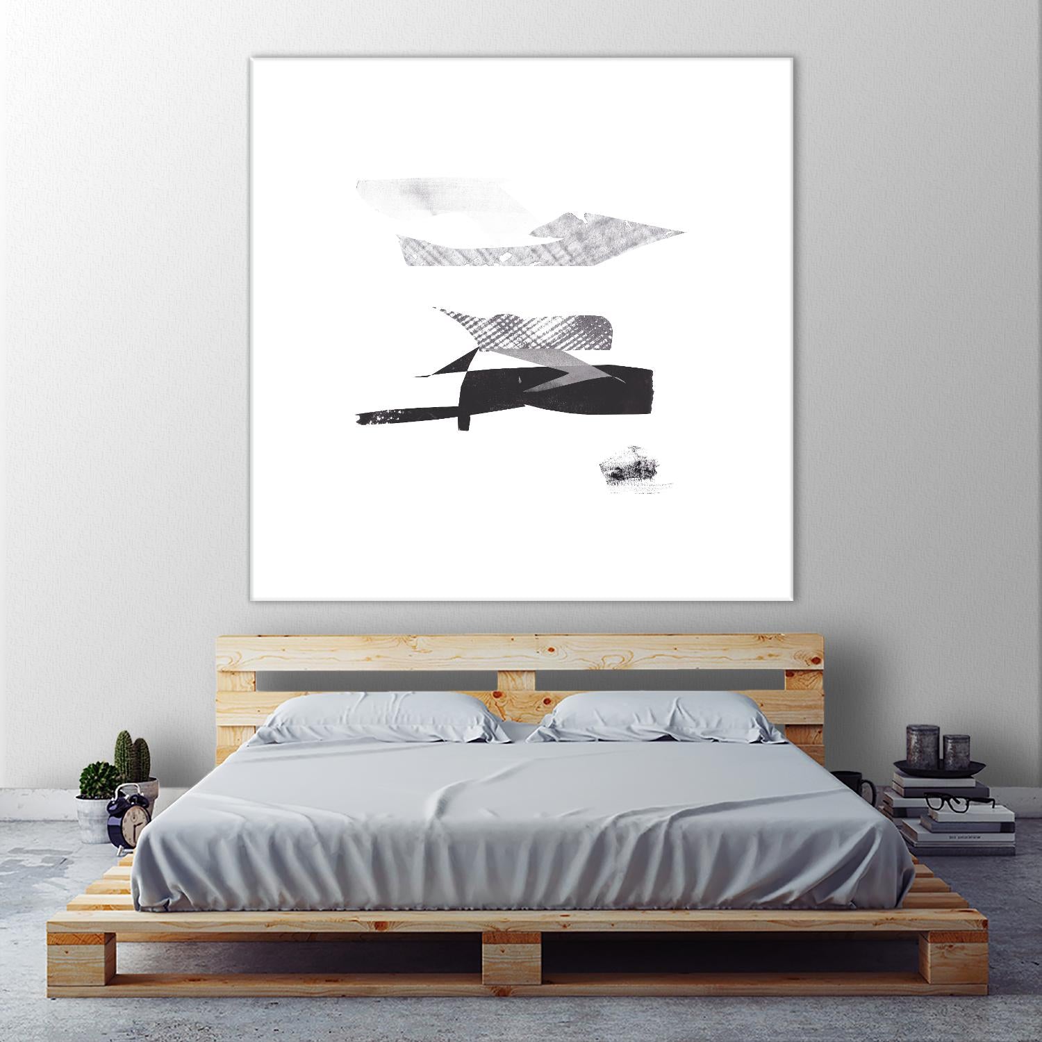 Cotton Scraps I by Melissa Wang on GIANT ART - white abstract abstract