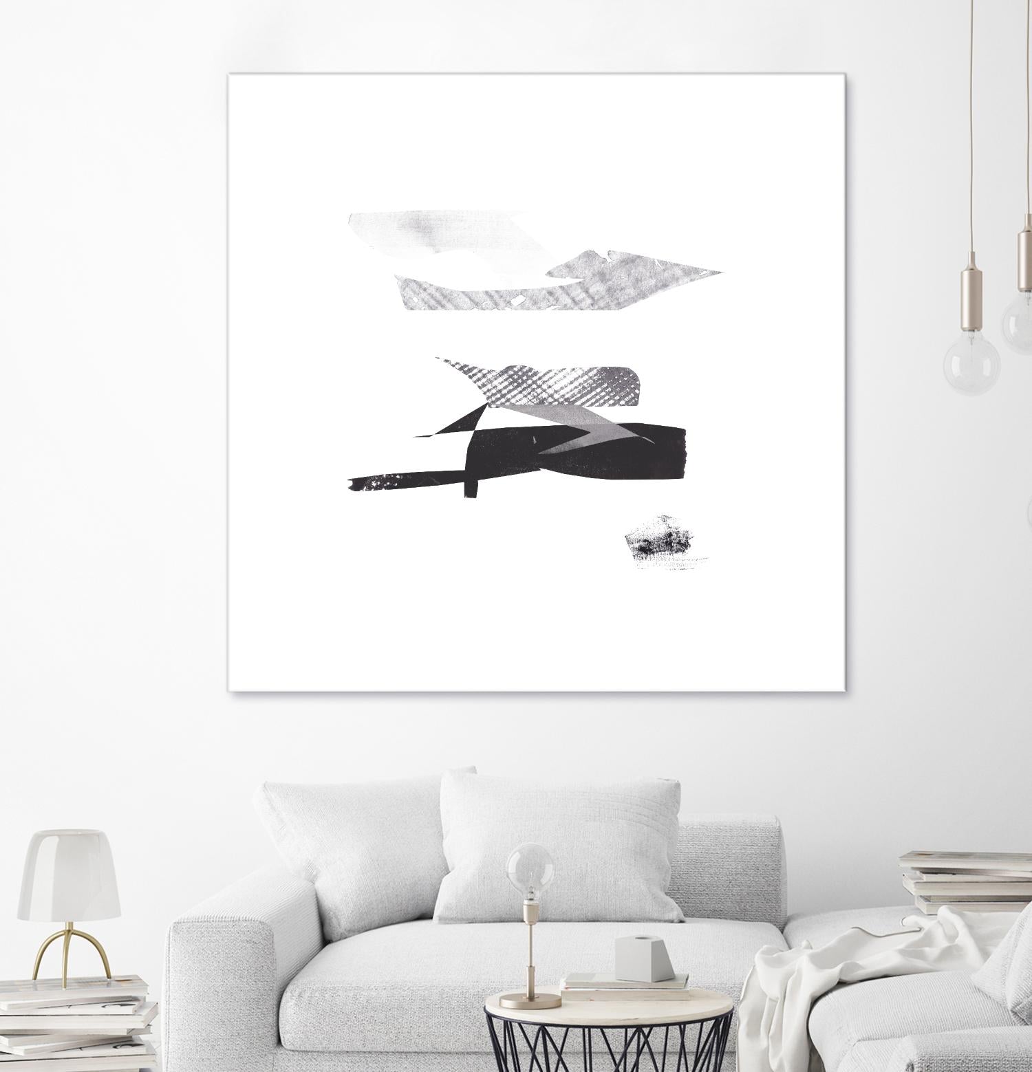 Cotton Scraps I by Melissa Wang on GIANT ART - white abstract abstract