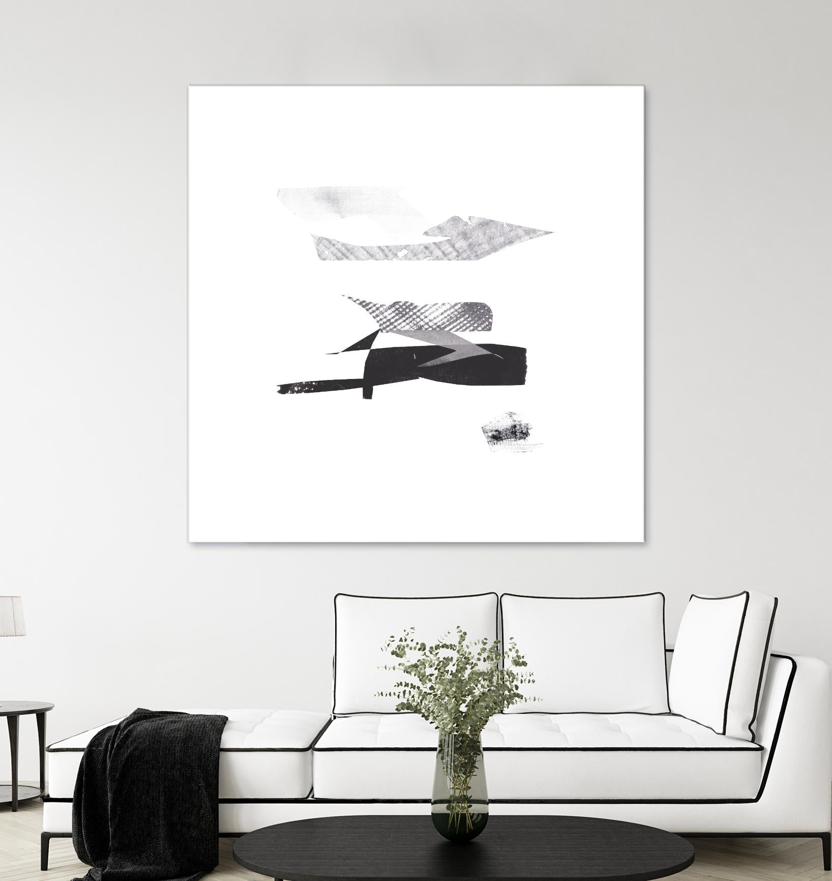 Cotton Scraps I by Melissa Wang on GIANT ART - white abstract abstract