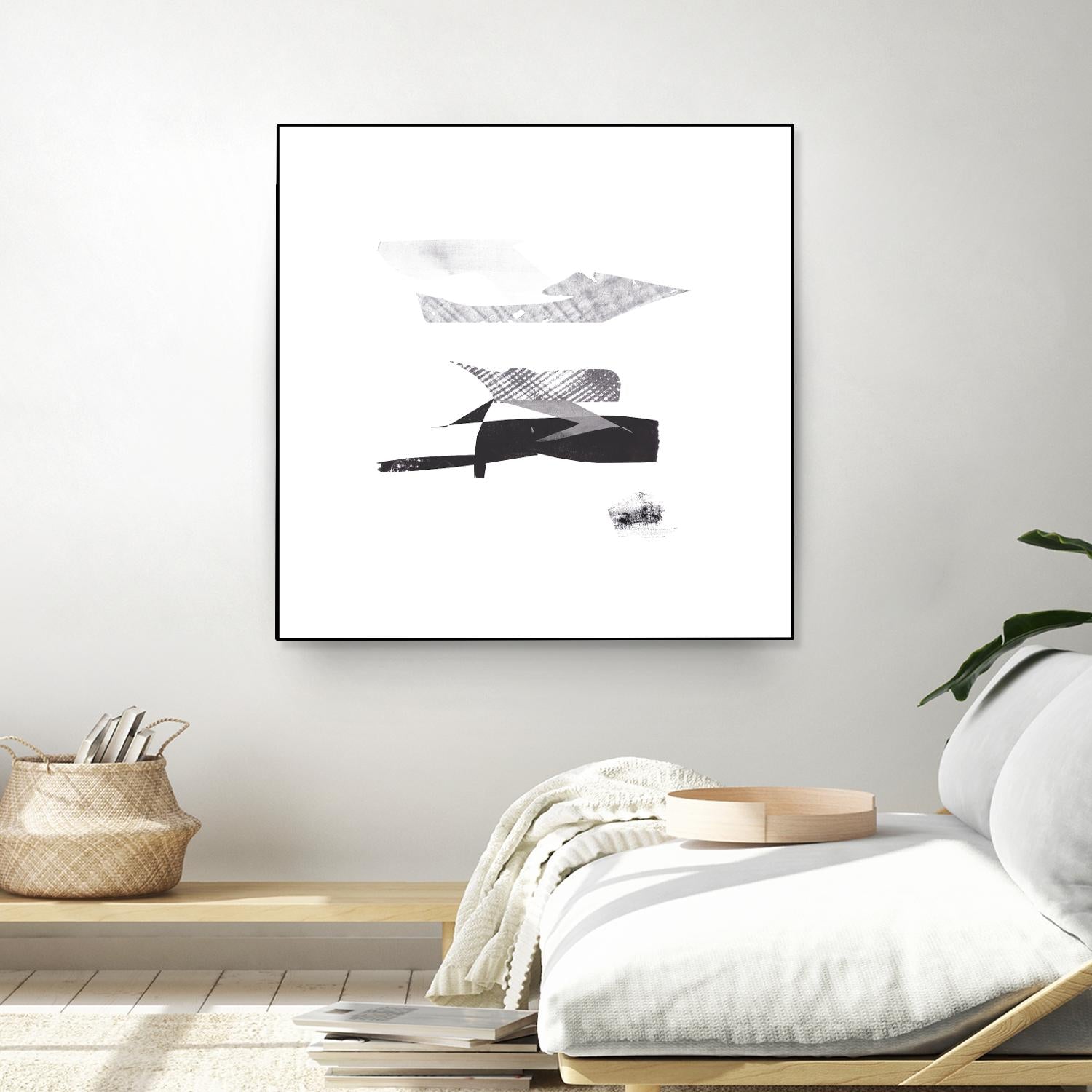 Cotton Scraps I by Melissa Wang on GIANT ART - white abstract abstract