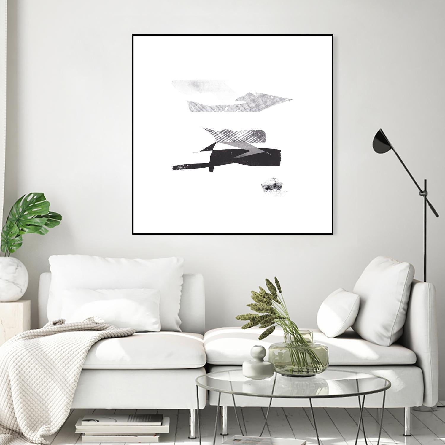 Cotton Scraps I by Melissa Wang on GIANT ART - white abstract abstract