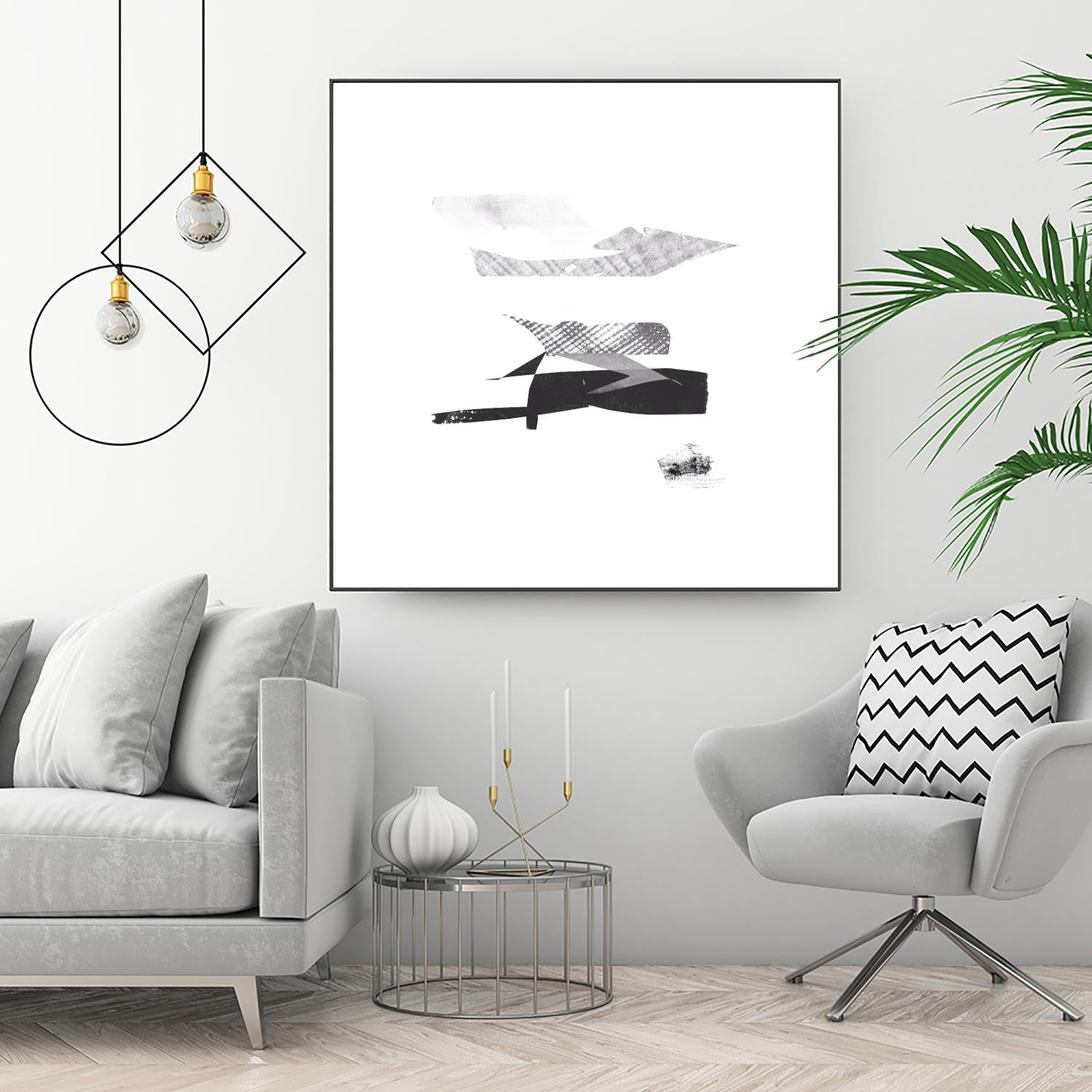 Cotton Scraps I by Melissa Wang on GIANT ART - white abstract abstract