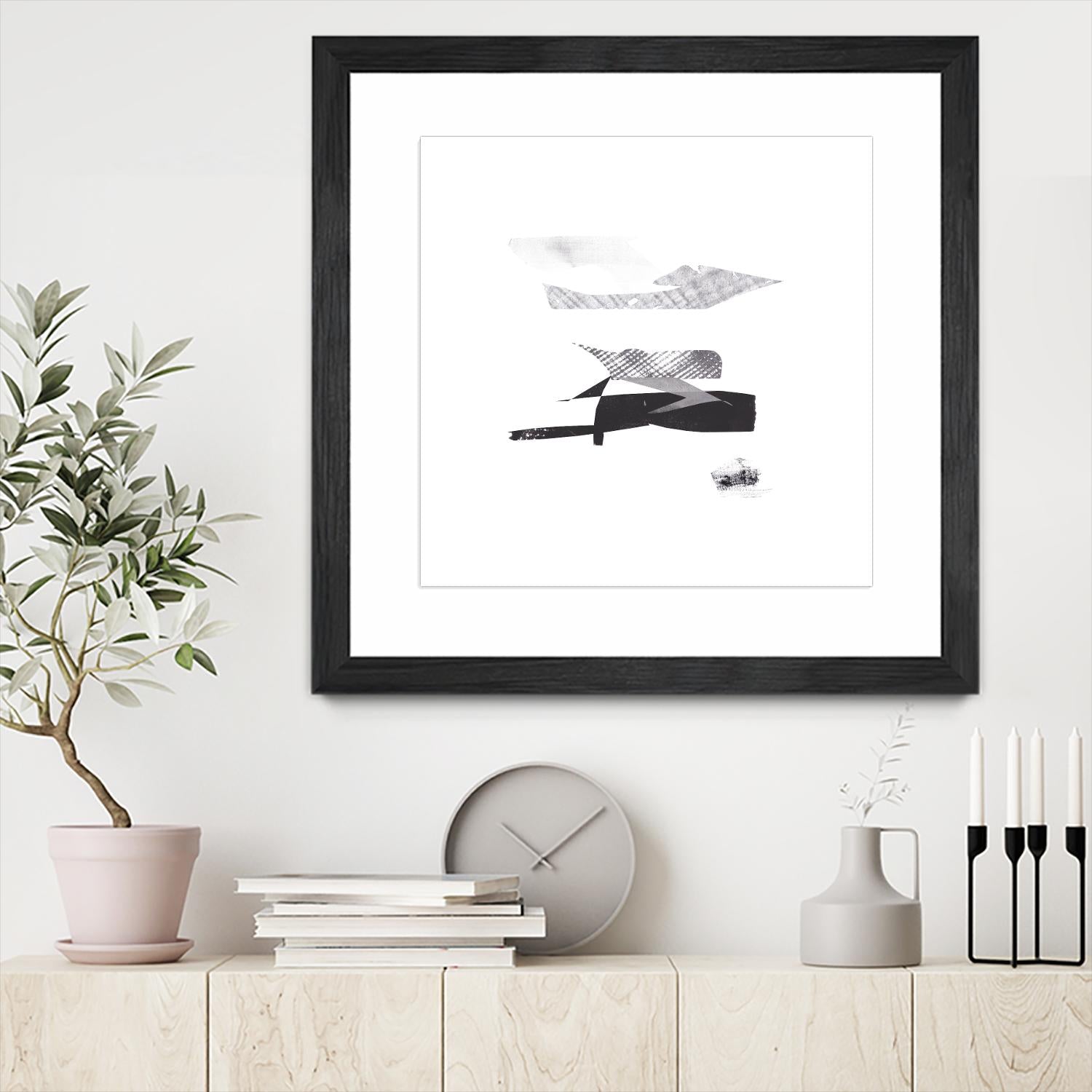 Cotton Scraps I by Melissa Wang on GIANT ART - white abstract abstract