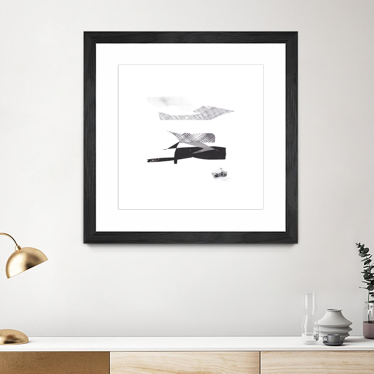 Cotton Scraps I by Melissa Wang on GIANT ART - white abstract abstract