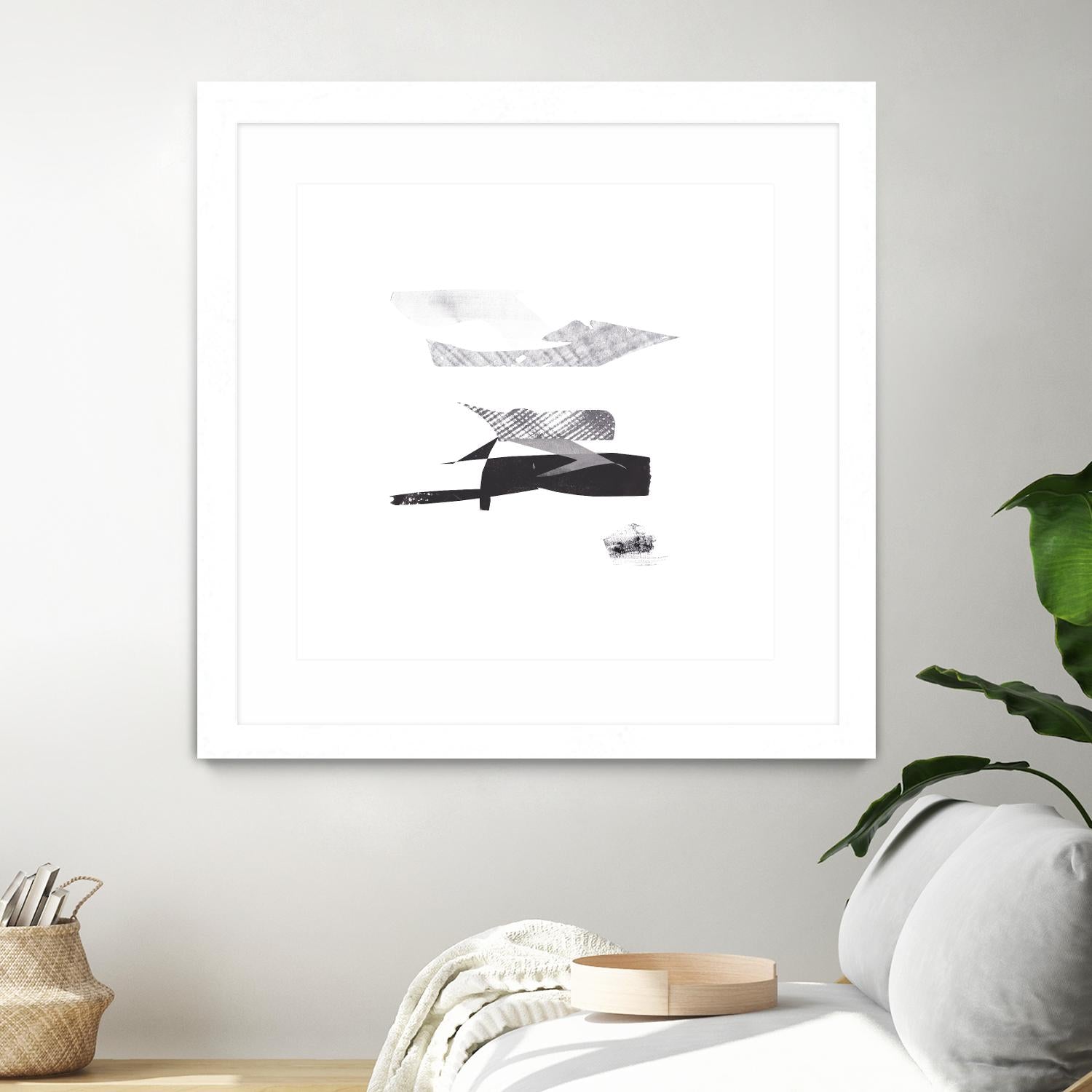 Cotton Scraps I by Melissa Wang on GIANT ART - white abstract abstract