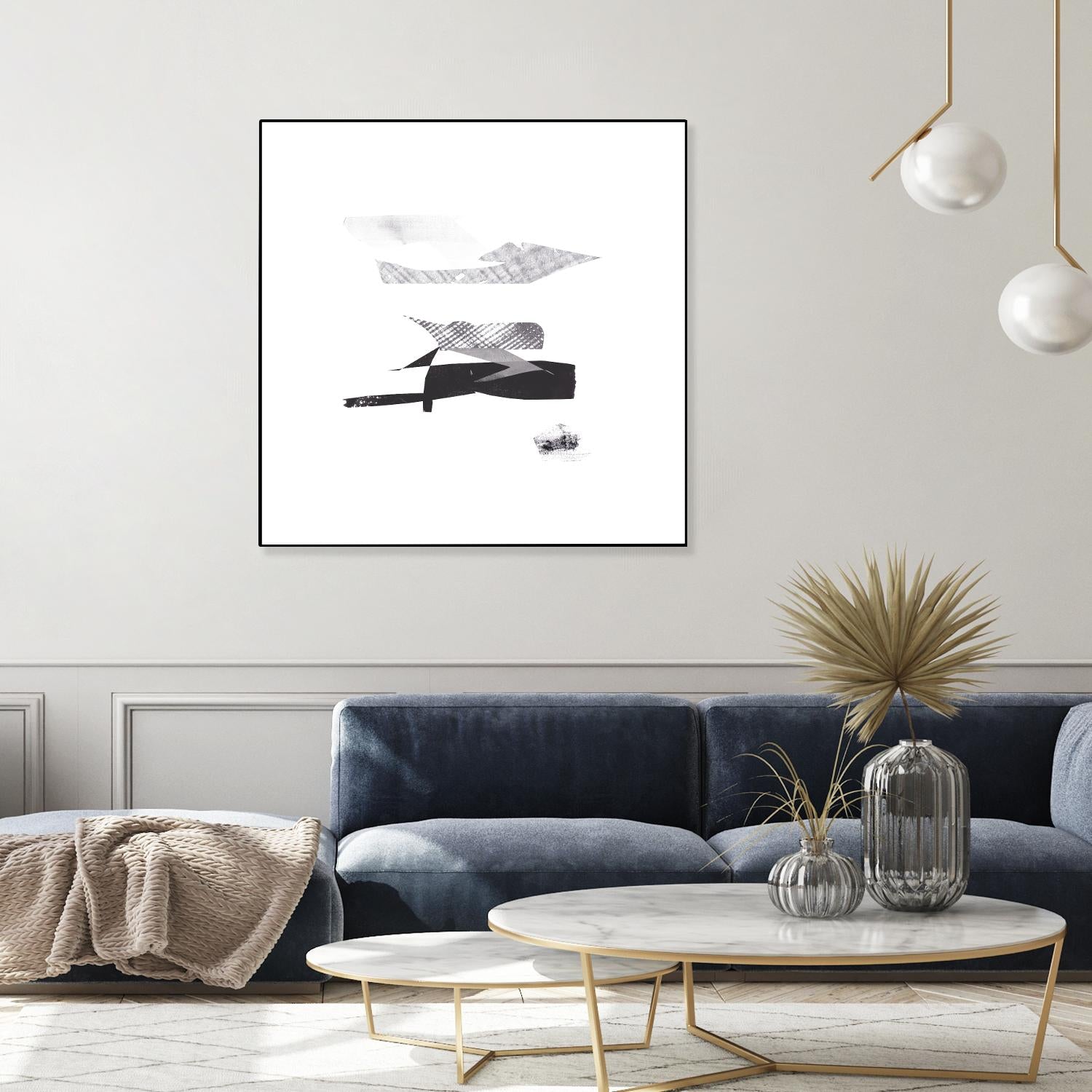 Cotton Scraps I by Melissa Wang on GIANT ART - white abstract abstract