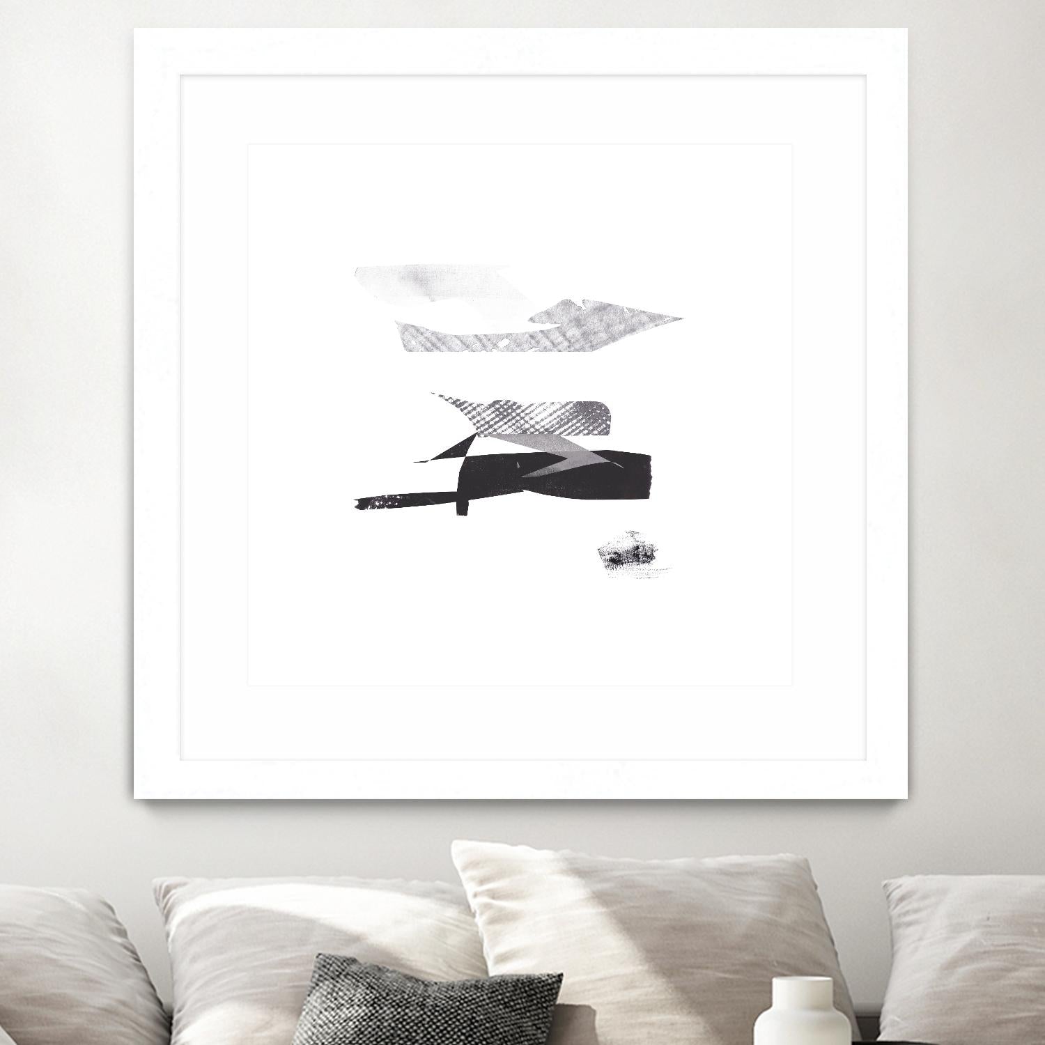 Cotton Scraps I by Melissa Wang on GIANT ART - white abstract abstract