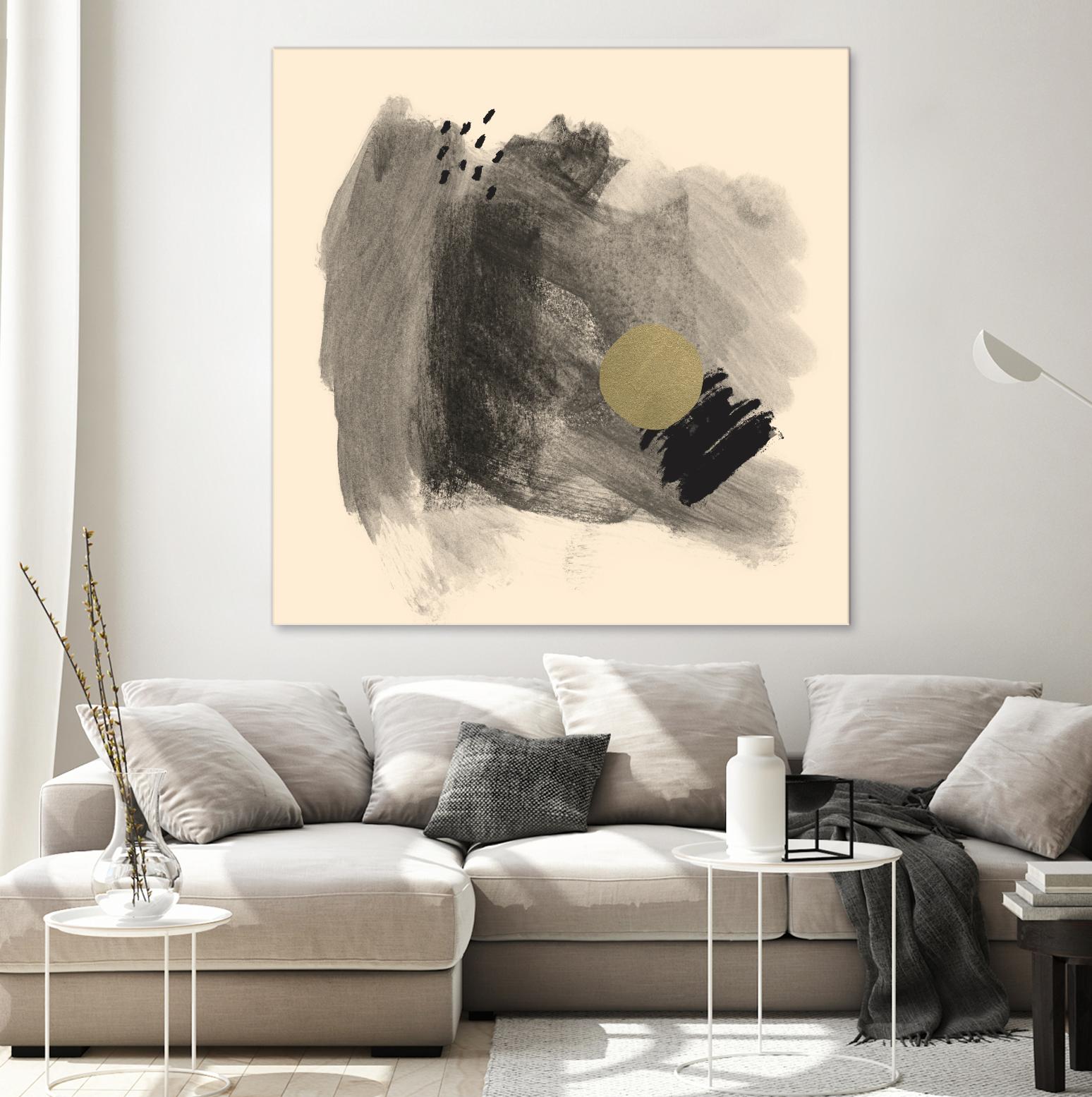 Dark & Stormy I by Jacob Green on GIANT ART - beige abstract abstract