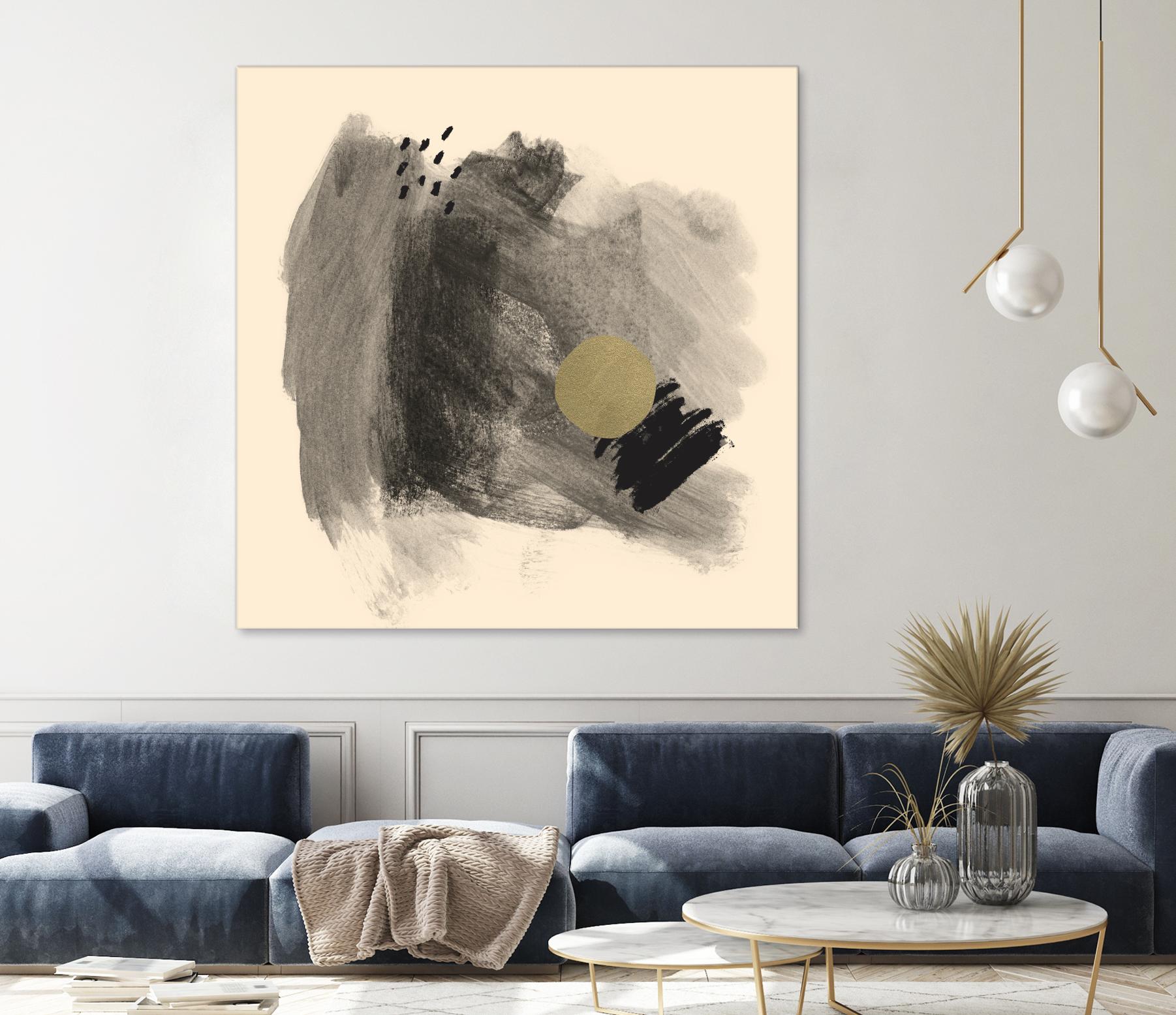 Dark & Stormy I by Jacob Green on GIANT ART - beige abstract abstract