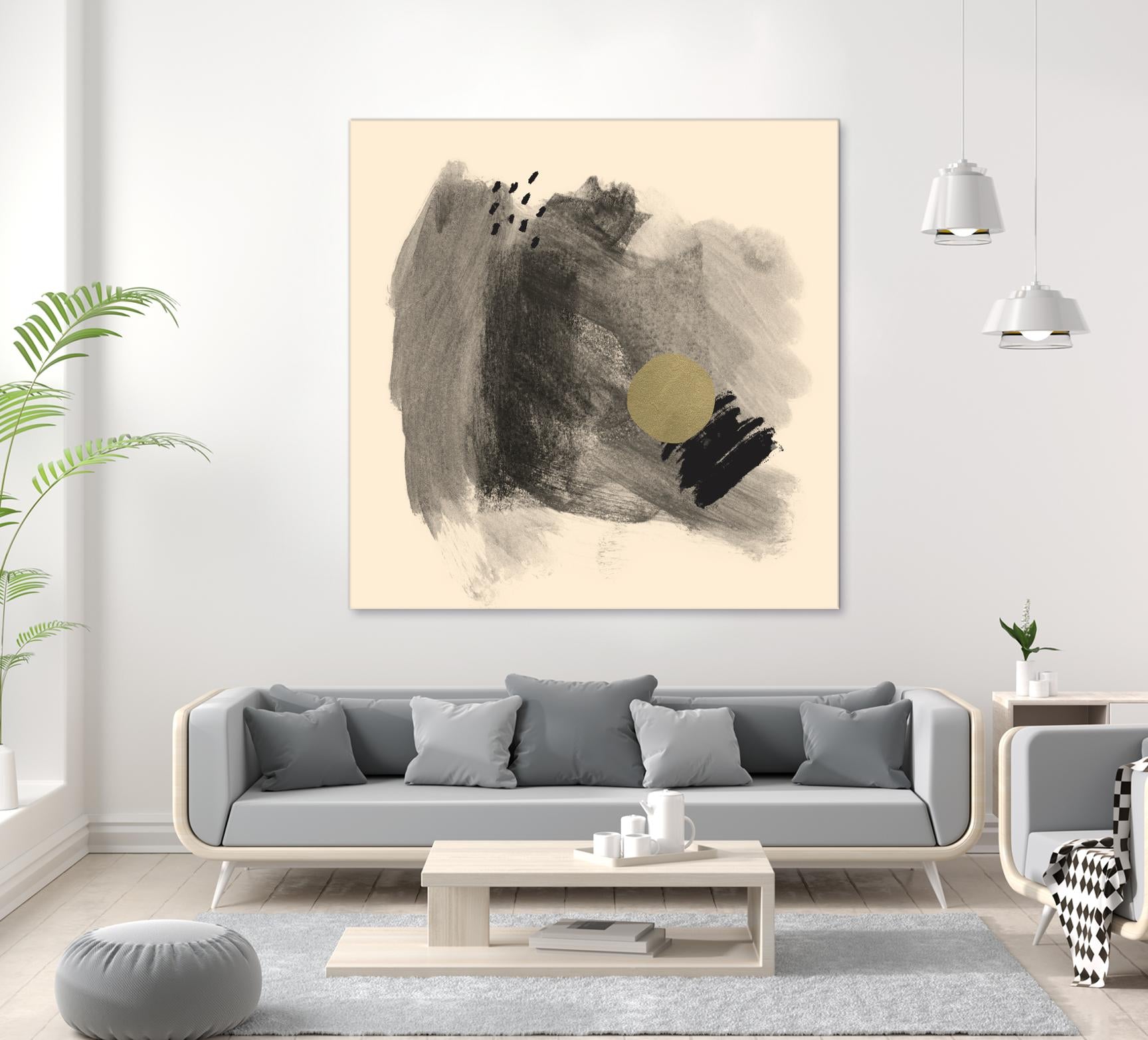 Dark & Stormy I by Jacob Green on GIANT ART - beige abstract abstract