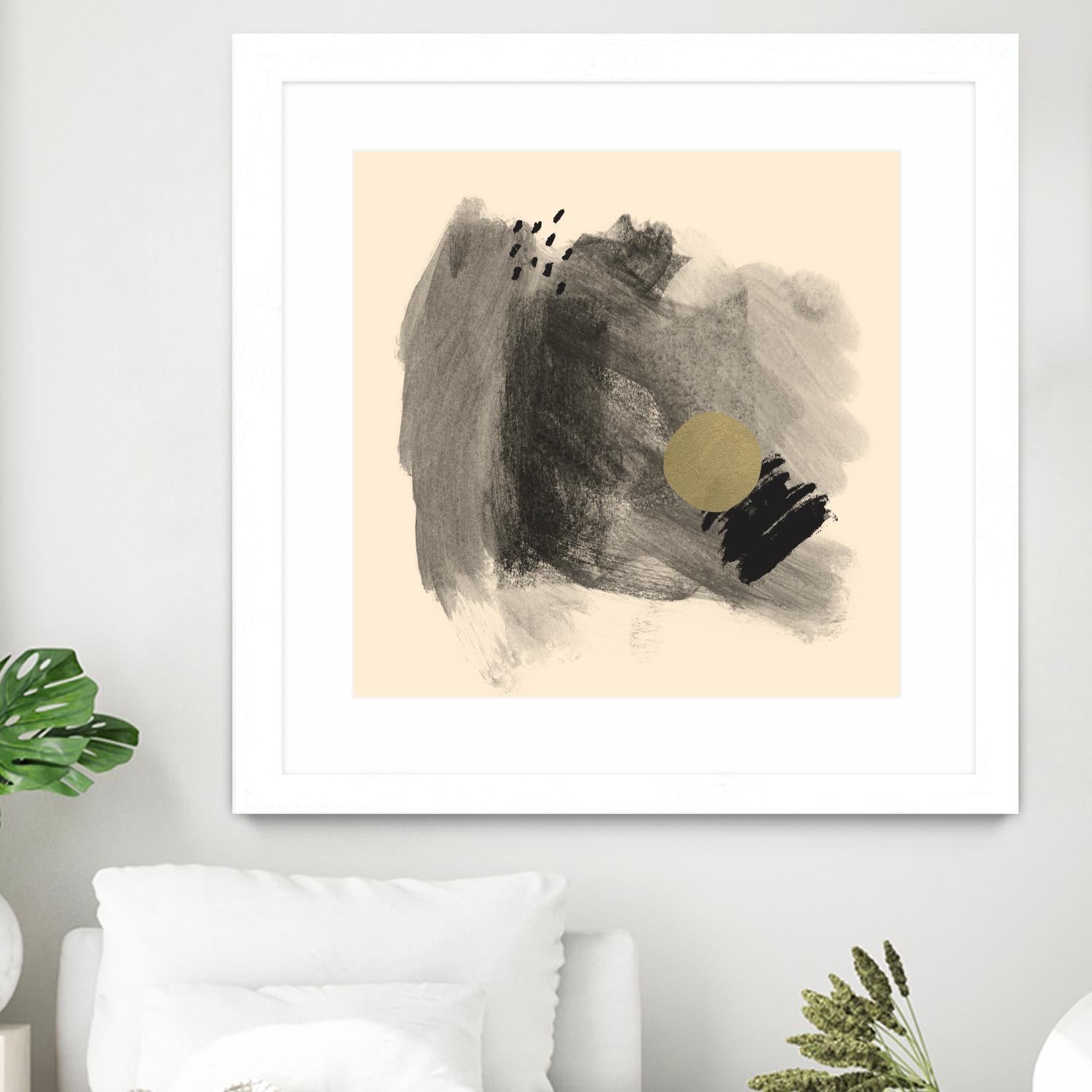 Dark & Stormy I by Jacob Green on GIANT ART - beige abstract abstract