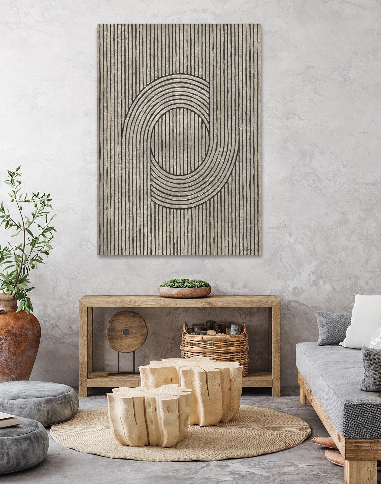 Cedar Grooves III by Vanna Lam on GIANT ART - black abstract abstract