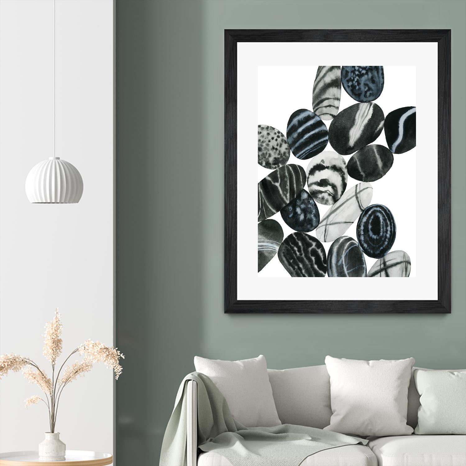 Dalmatian Rocks I by Grace Popp on GIANT ART - white abstract abstract