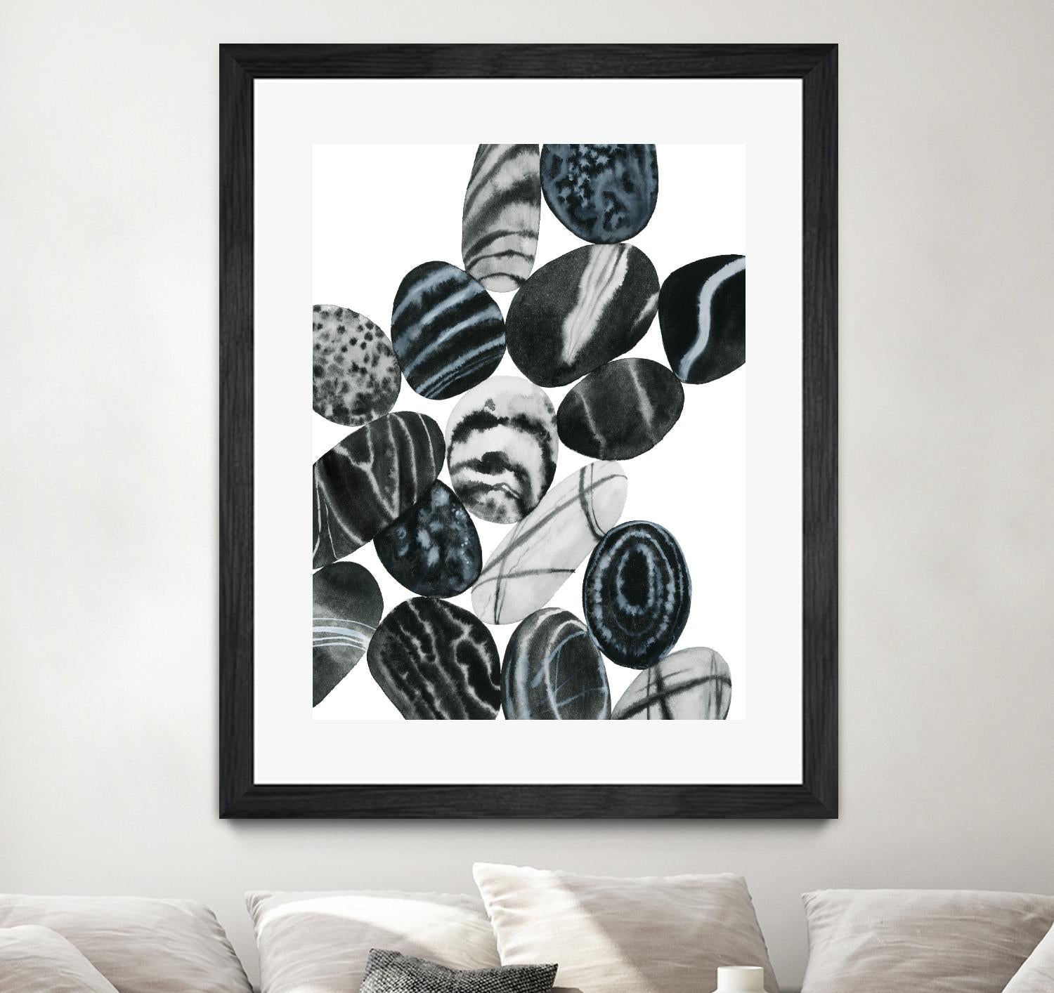 Dalmatian Rocks I by Grace Popp on GIANT ART - white abstract abstract