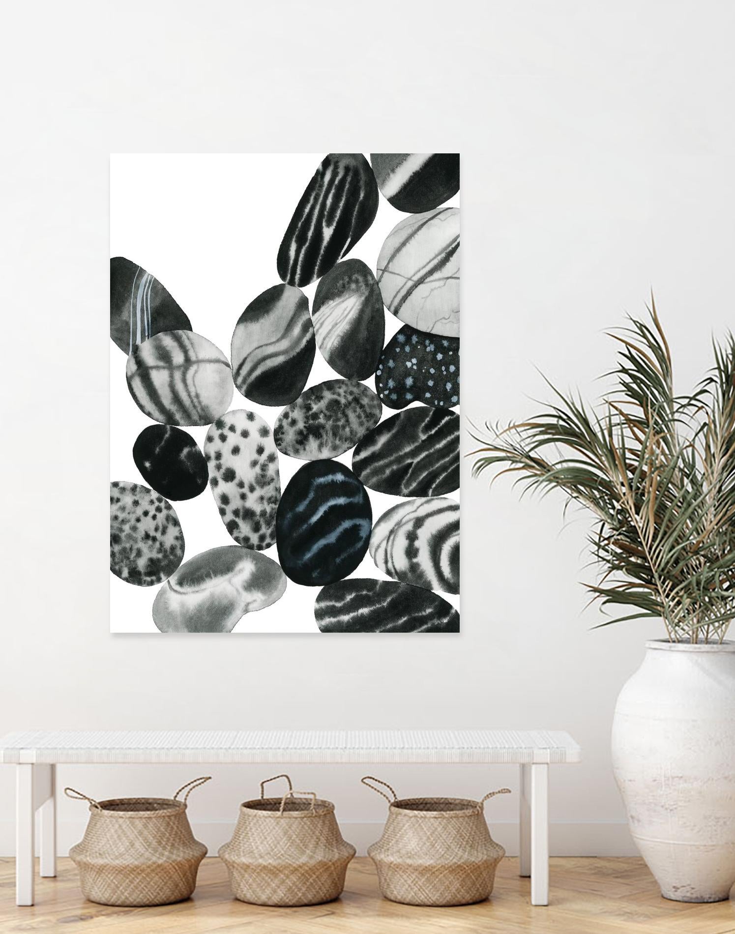 Dalmatian Rocks II by Grace Popp on GIANT ART - white abstract abstract