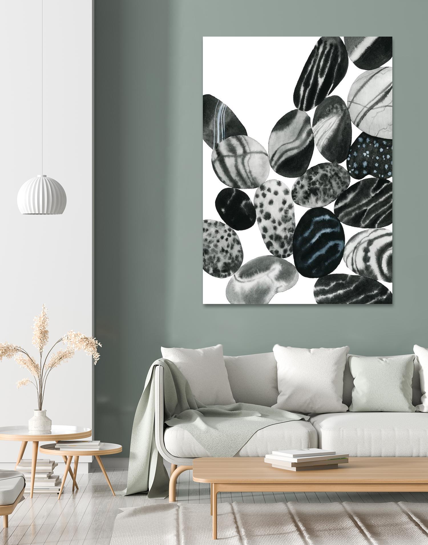 Dalmatian Rocks II by Grace Popp on GIANT ART - white abstract abstract