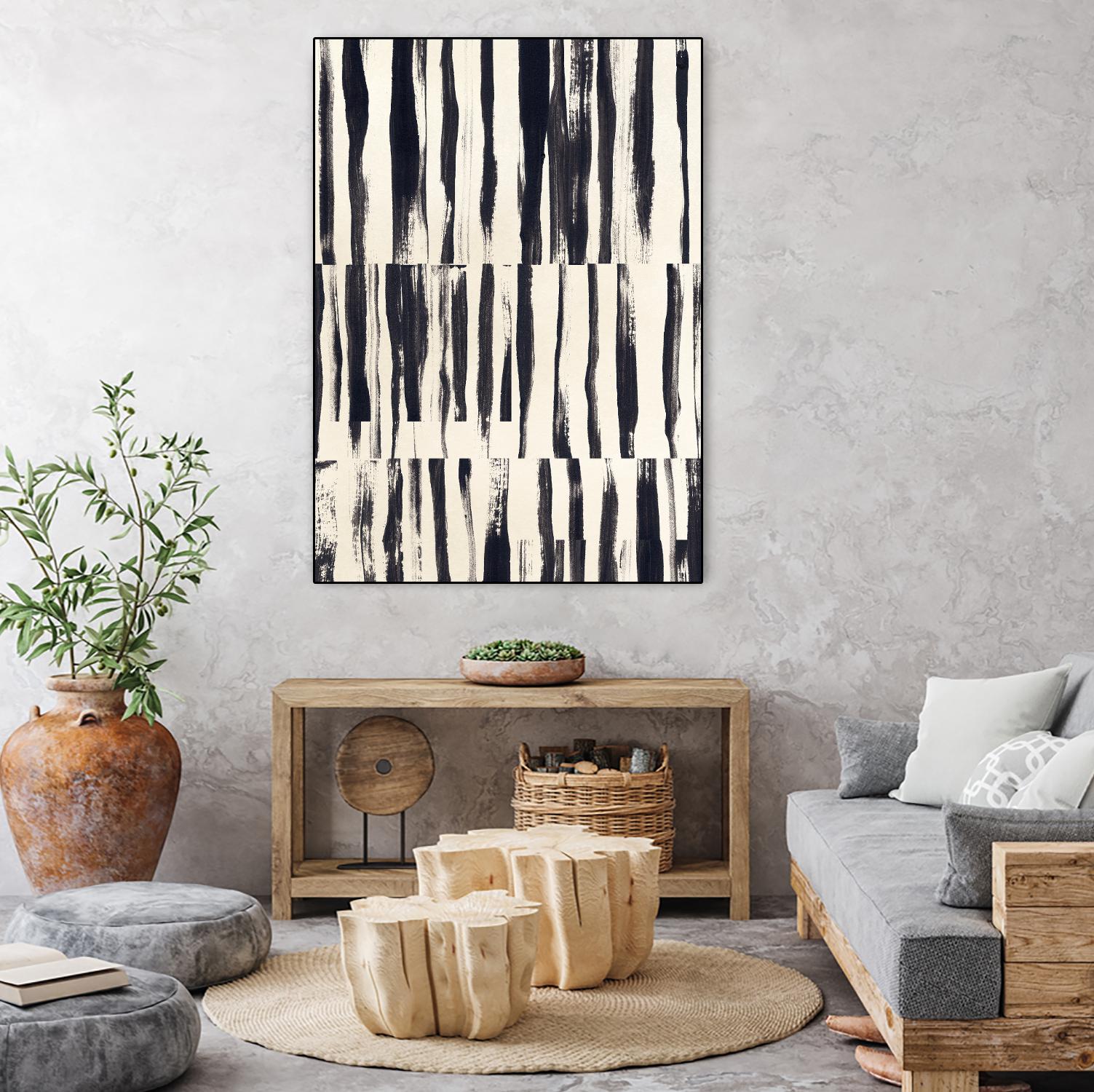 Minor Key II by June Vess on GIANT ART - beige abstract abstract