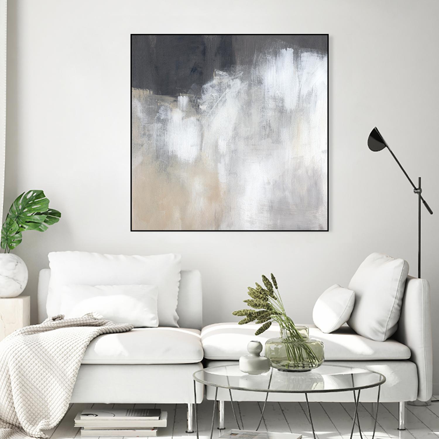 Neutral Abstract II by Jennifer Parker on GIANT ART - beige abstract abstract