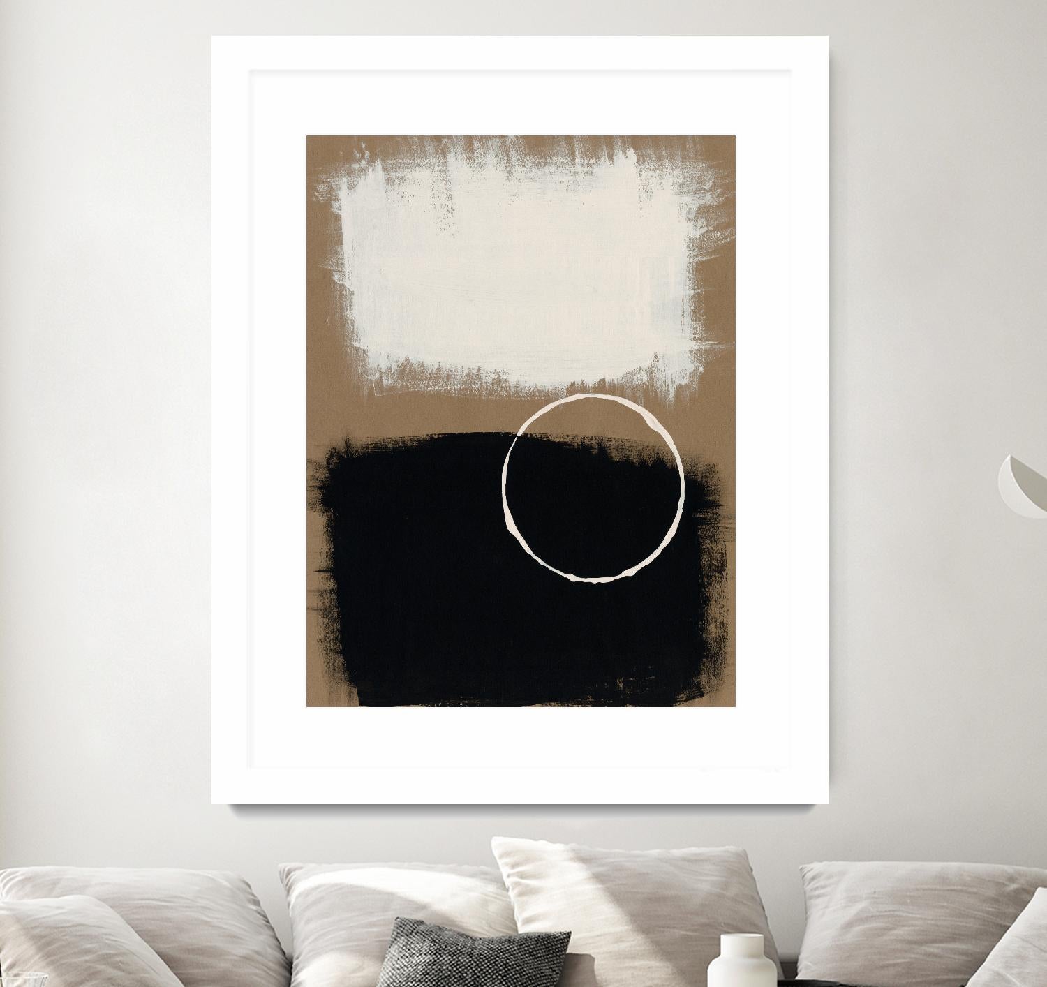 Neutral Rings II by Regina Moore on GIANT ART - white abstract abstract