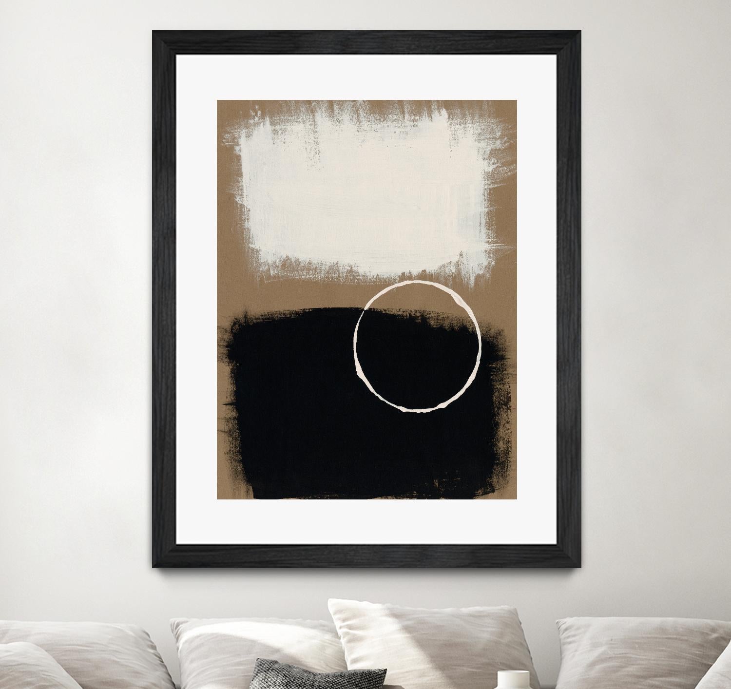 Neutral Rings II by Regina Moore on GIANT ART - white abstract abstract