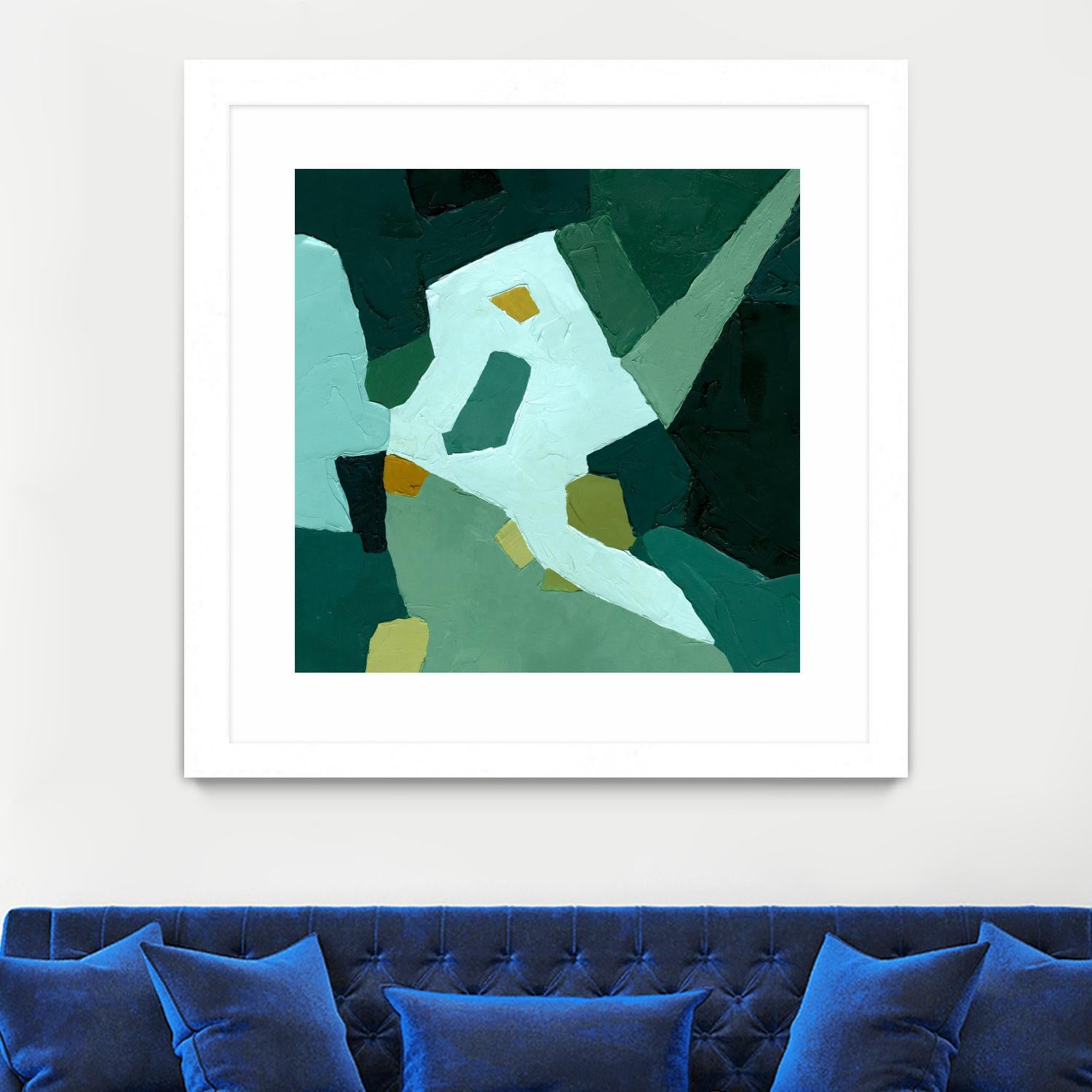 Palette Abstract I by Emma Caroline on GIANT ART - green abstract abstract