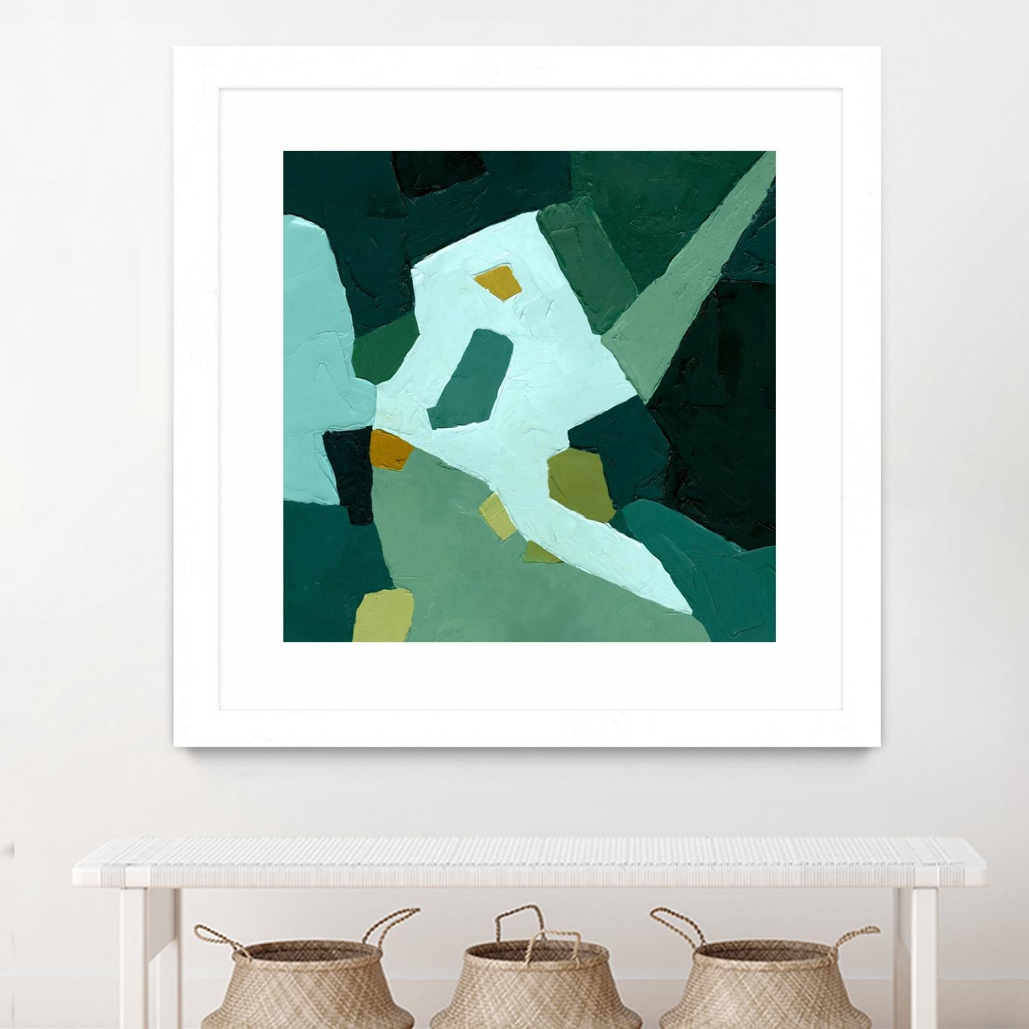 Palette Abstract I by Emma Caroline on GIANT ART - green abstract abstract