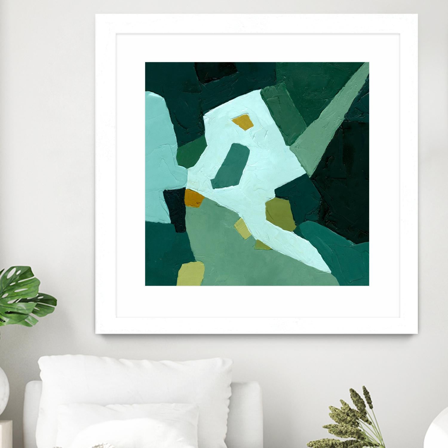 Palette Abstract I by Emma Caroline on GIANT ART - green abstract abstract