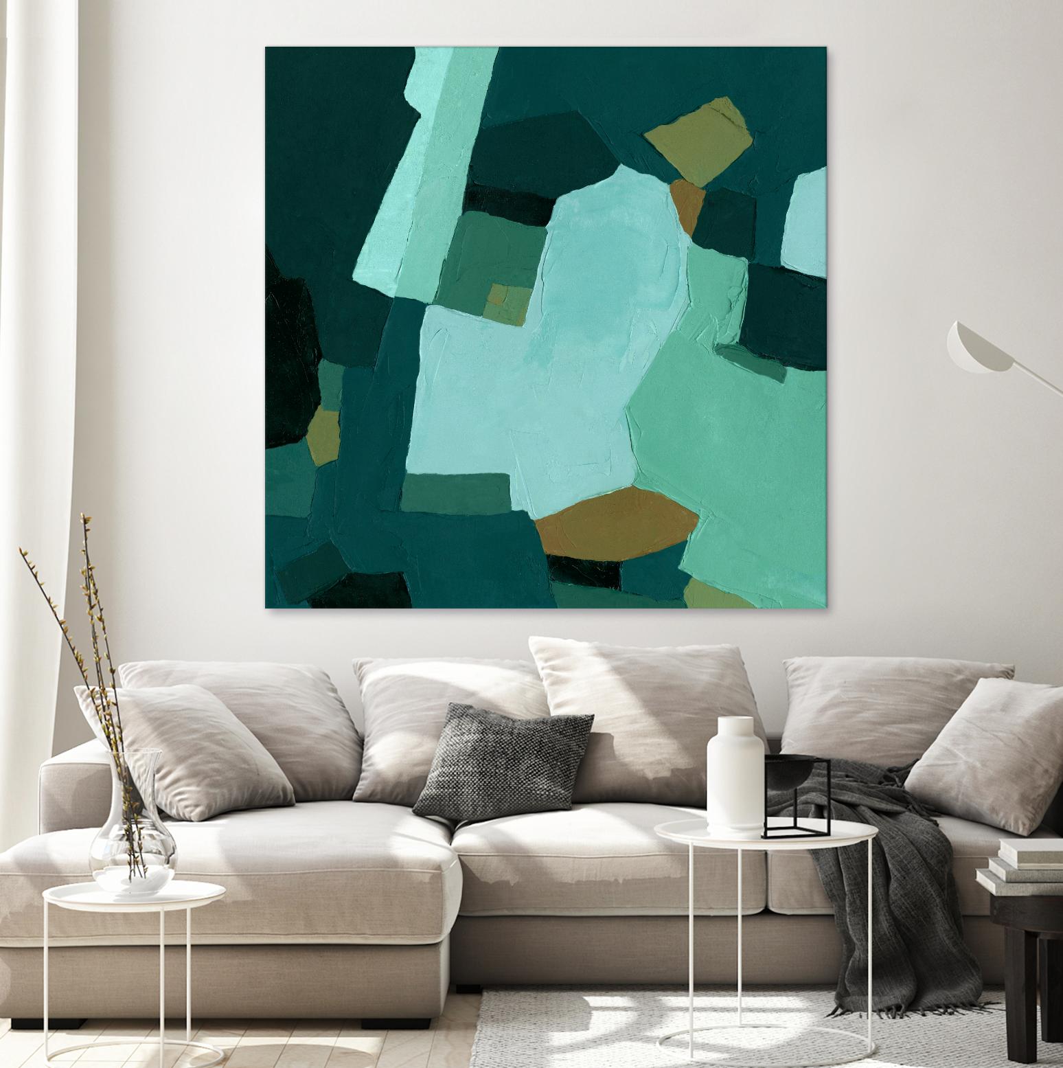 Palette Abstract II by Emma Caroline on GIANT ART - green abstract abstract