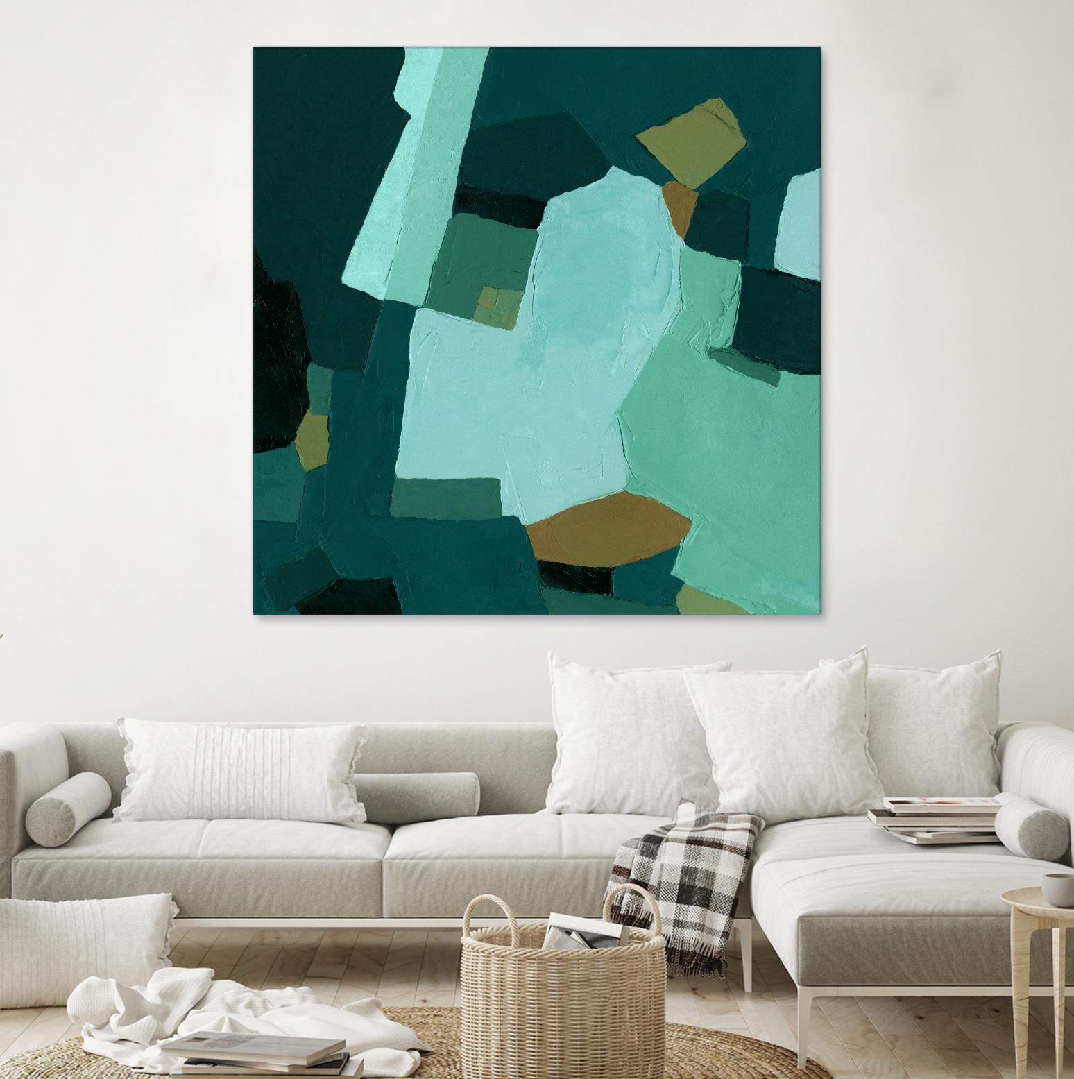 Palette Abstract II by Emma Caroline on GIANT ART - green abstract abstract