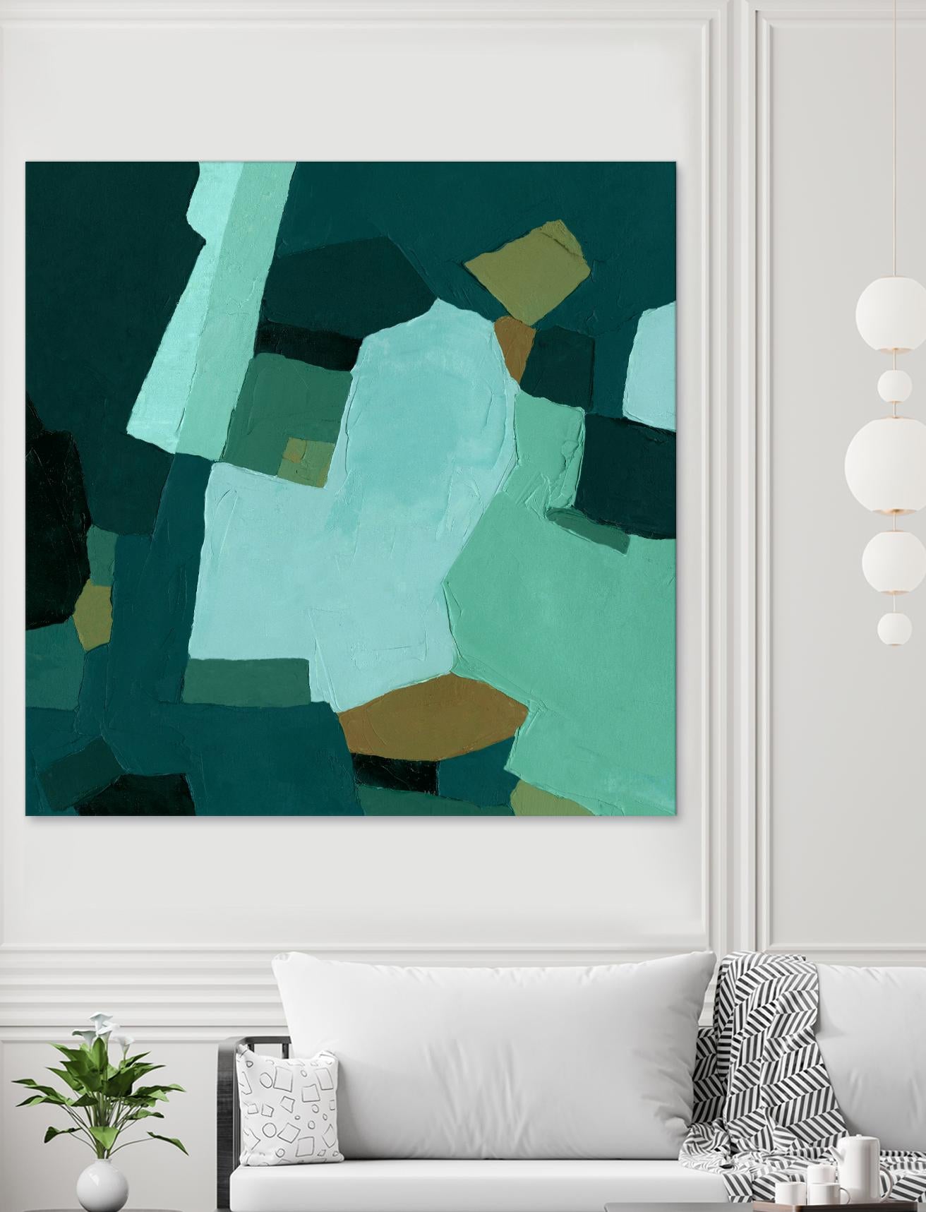 Palette Abstract II by Emma Caroline on GIANT ART - green abstract abstract